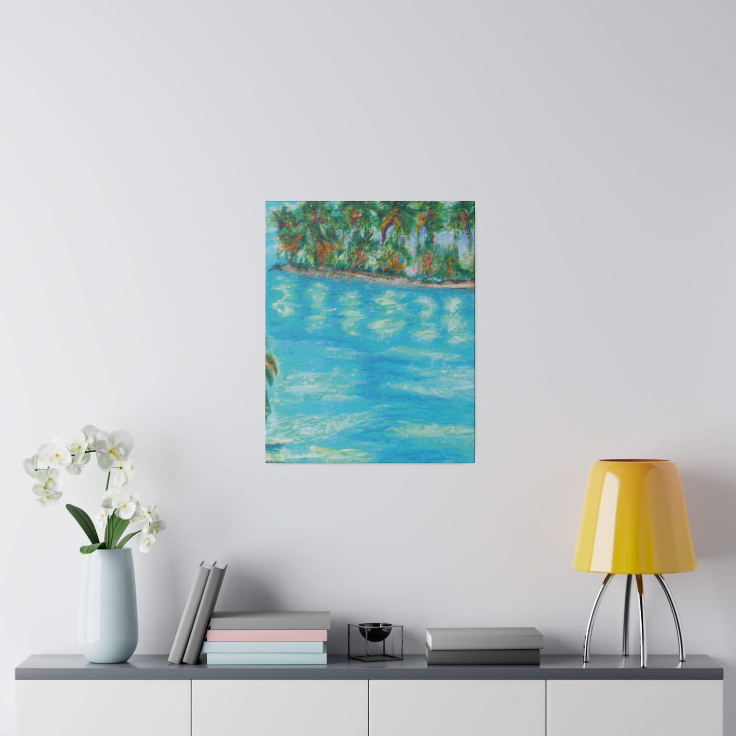 8625Q - Bahamas Ocean Painting Print | Bahamas | Ocean | Beach | Poster | Home Decor | Wall Art | Canvas