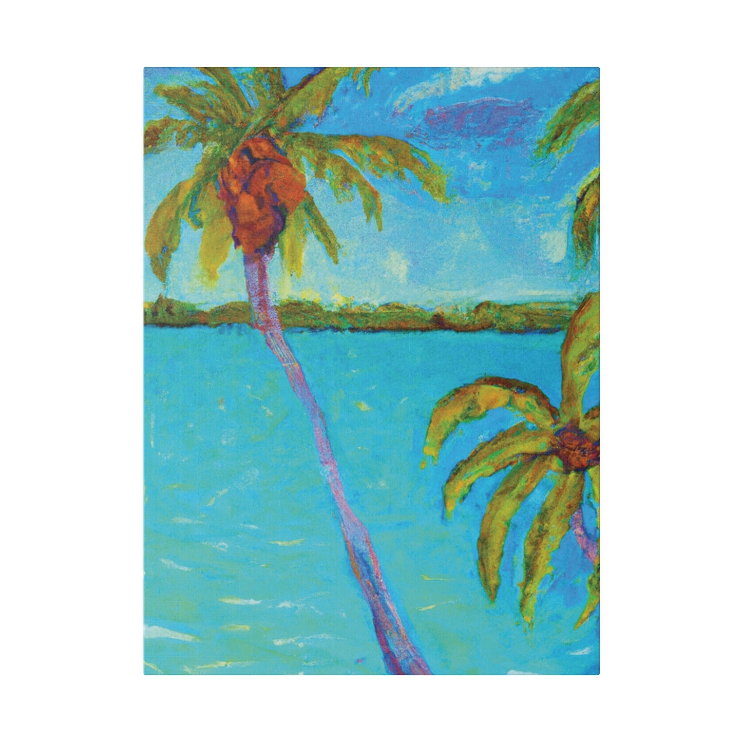 4676F - Bahamas Ocean Painting Print | Bahamas | Ocean | Beach | Poster | Home Decor | Wall Art | Canvas