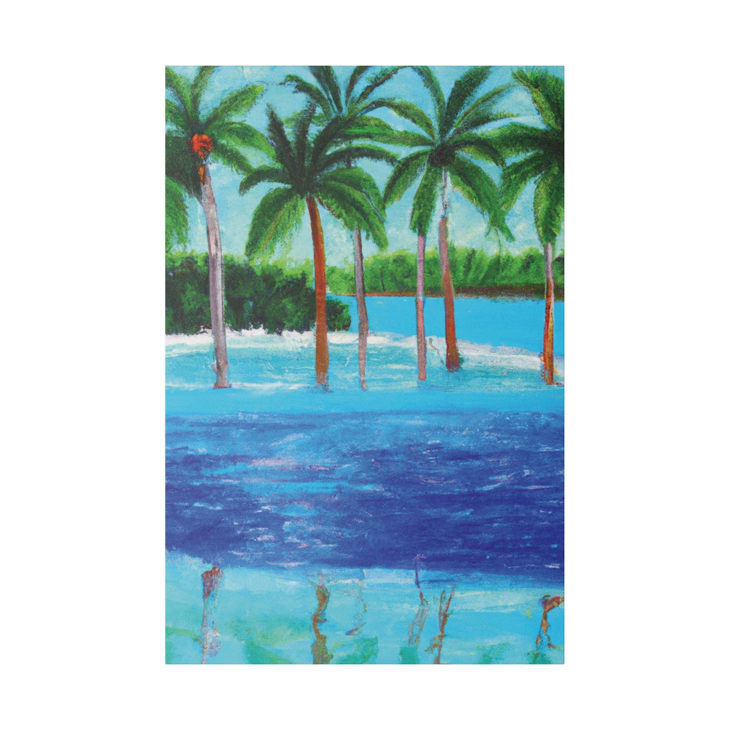 4563X - Bahamas Ocean Painting Print | Bahamas | Ocean | Beach | Poster | Home Decor | Wall Art | Canvas