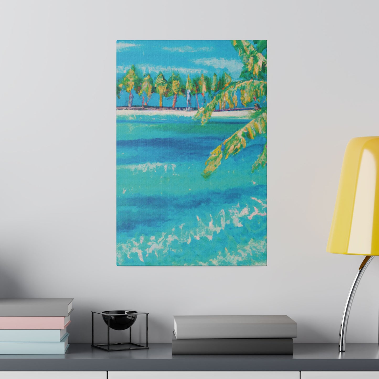 6000X - Bahamas Ocean Painting Print | Bahamas | Ocean | Beach | Poster | Home Decor | Wall Art | Canvas