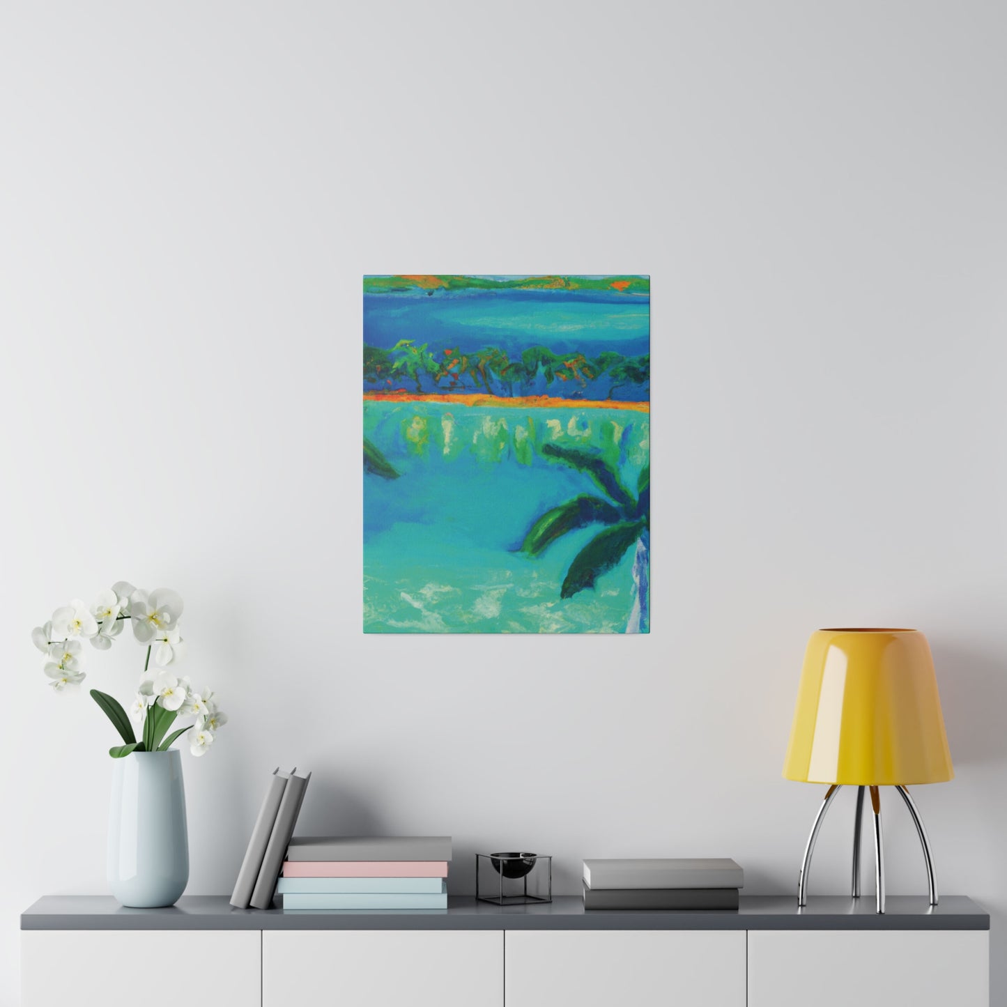 3784F - Bahamas Ocean Painting Print | Bahamas | Ocean | Beach | Poster | Home Decor | Wall Art | Canvas