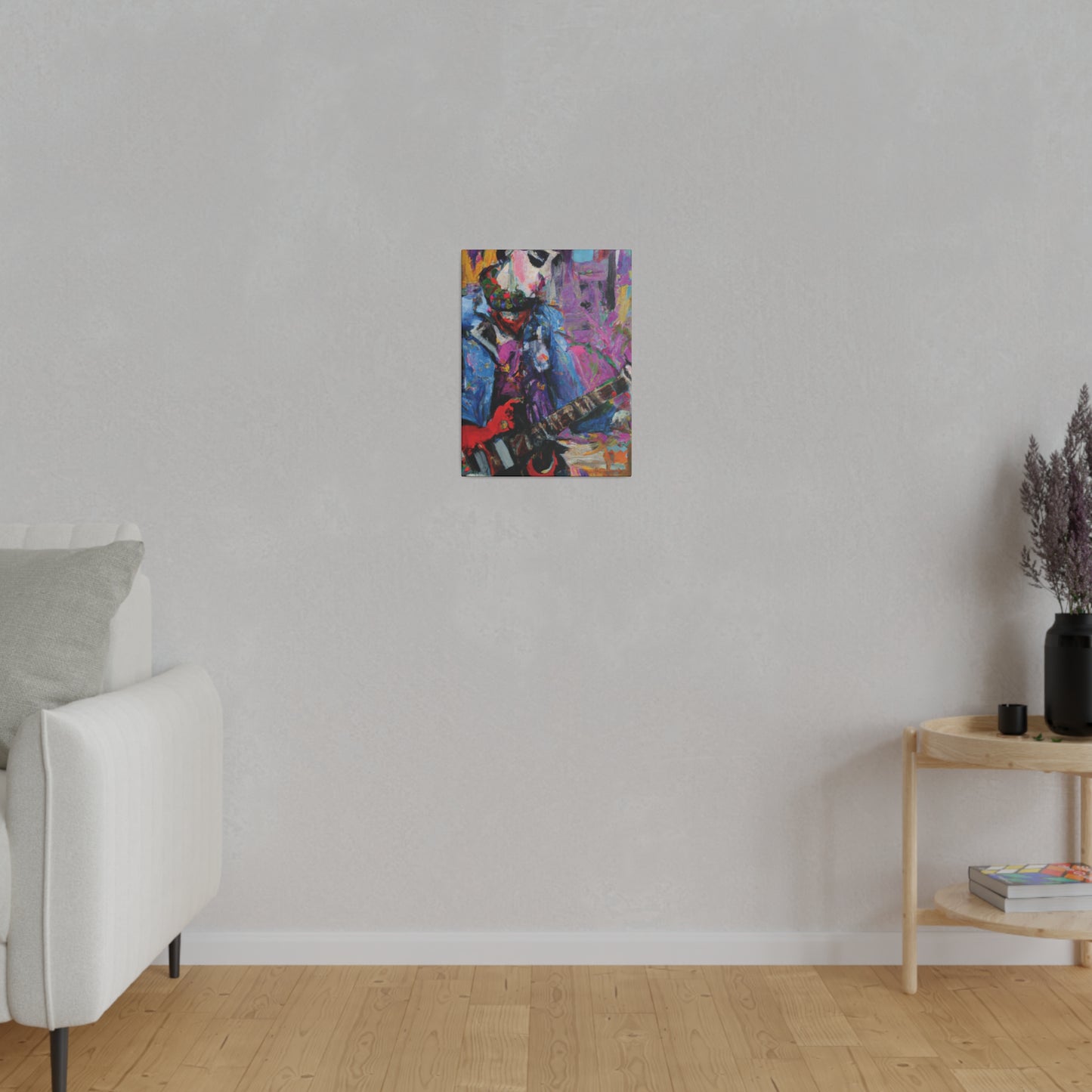 9210O - Rockstar Oil Painting Style Print | Poster | Home Decor | Wall Art | Music Art | Canvas