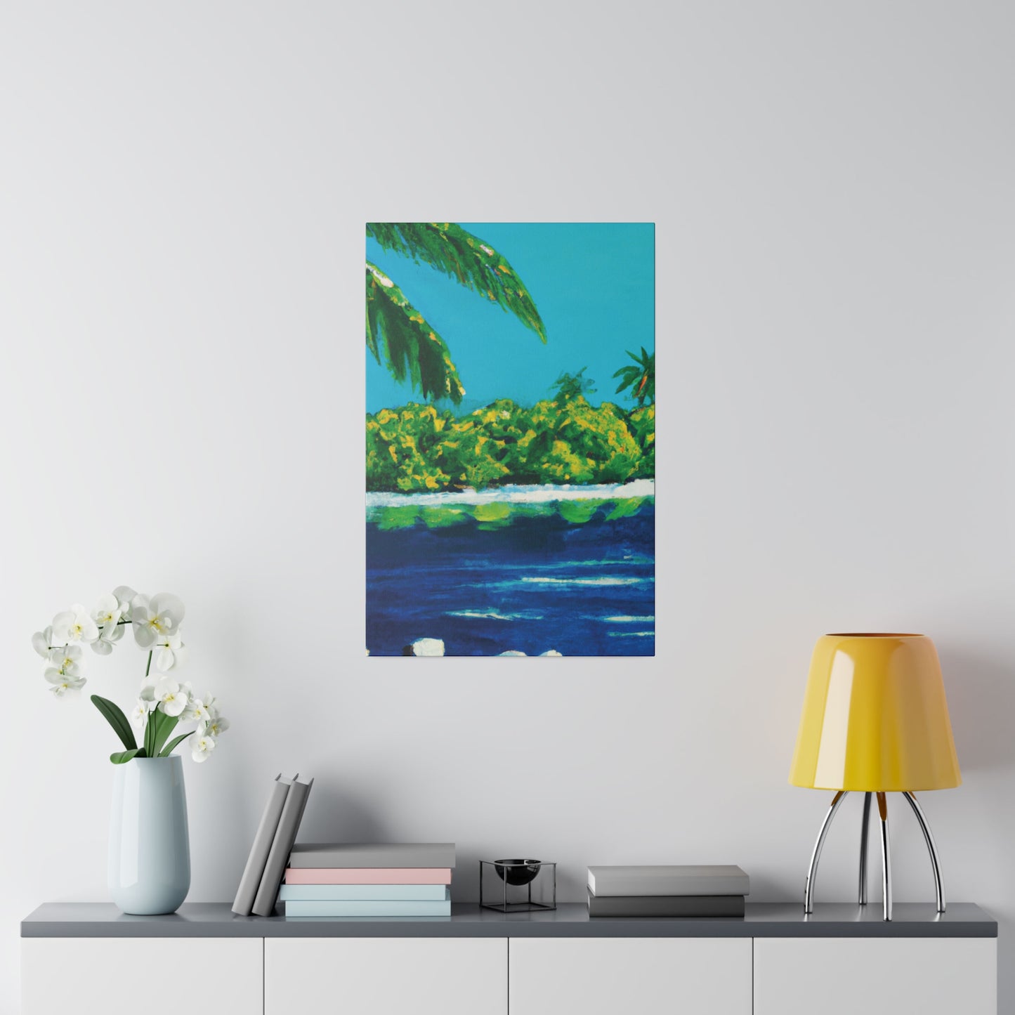 2473X - Bahamas Ocean Painting Print | Bahamas | Ocean | Beach | Poster | Home Decor | Wall Art | Canvas