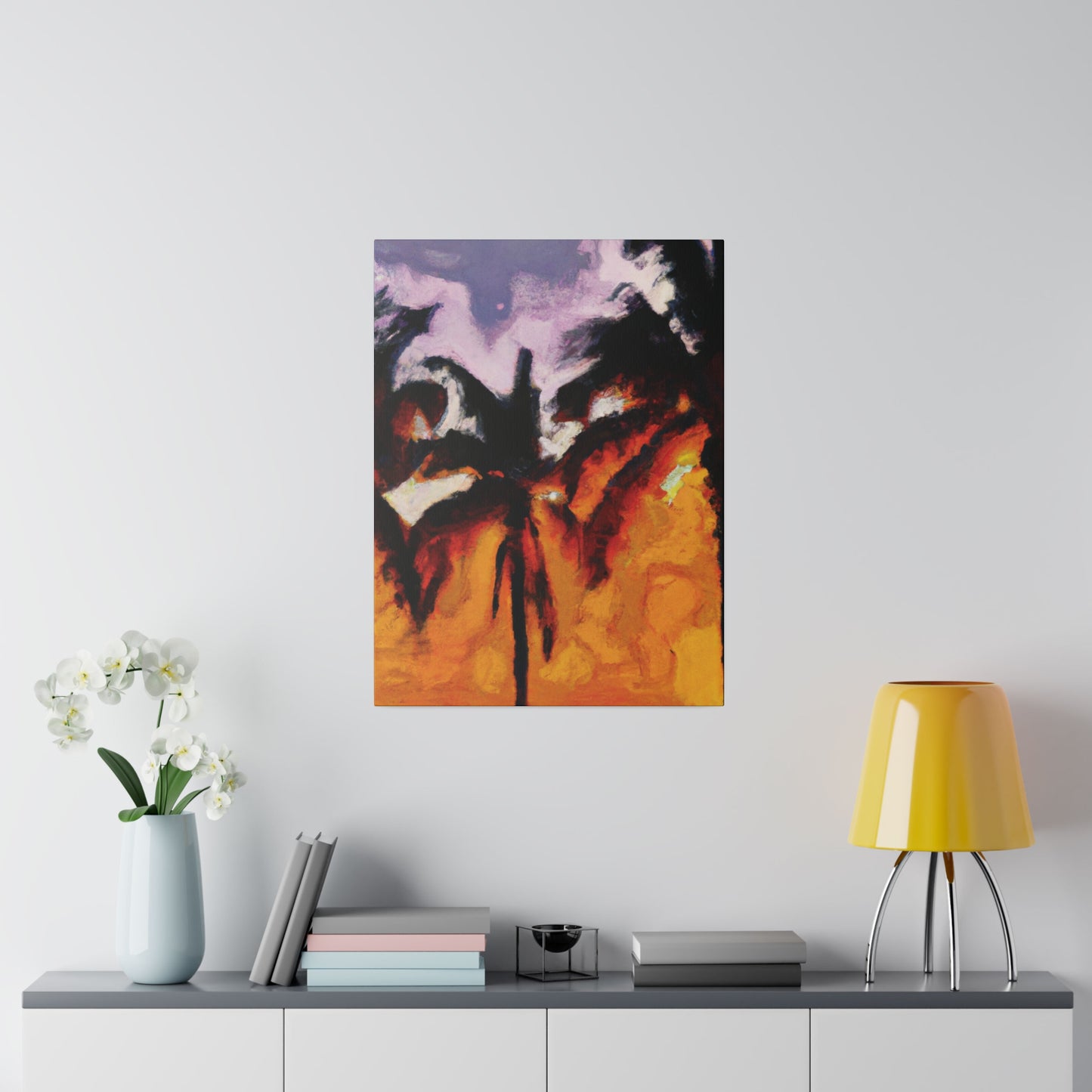 2537V - Miami Beach Sunset Painting Print | Miami | Beach | Sunset | Poster | Home Decor | Wall Art | Canvas