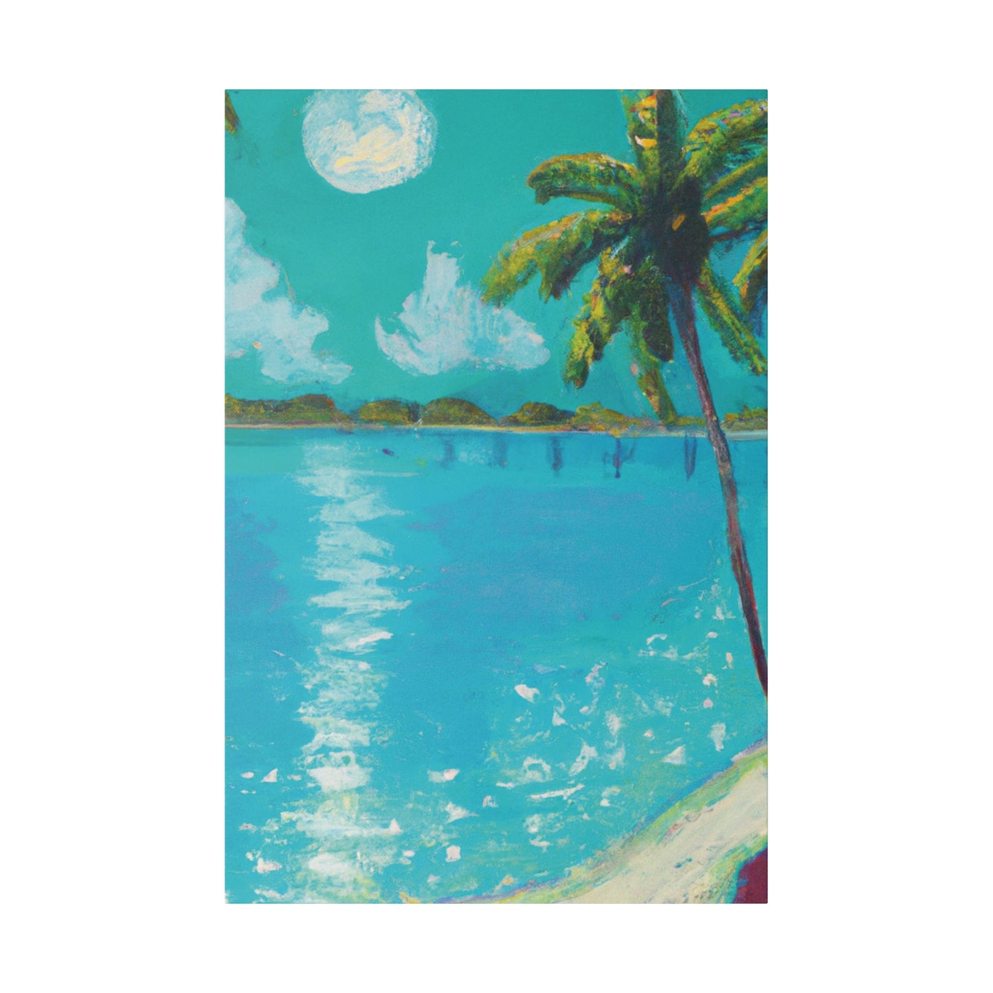 2483G - Bahamas Ocean Painting Print | Bahamas | Ocean | Beach | Poster | Home Decor | Wall Art | Canvas