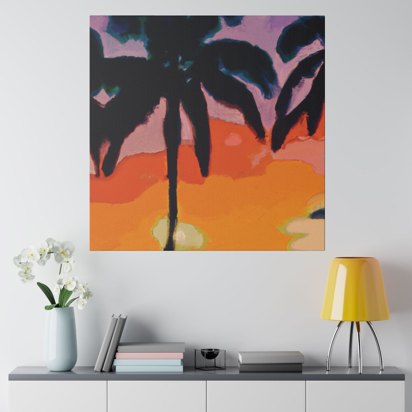 7875Z - Miami Beach Sunset Painting Print | Miami | Beach | Sunset | Poster | Home Decor | Wall Art | Canvas