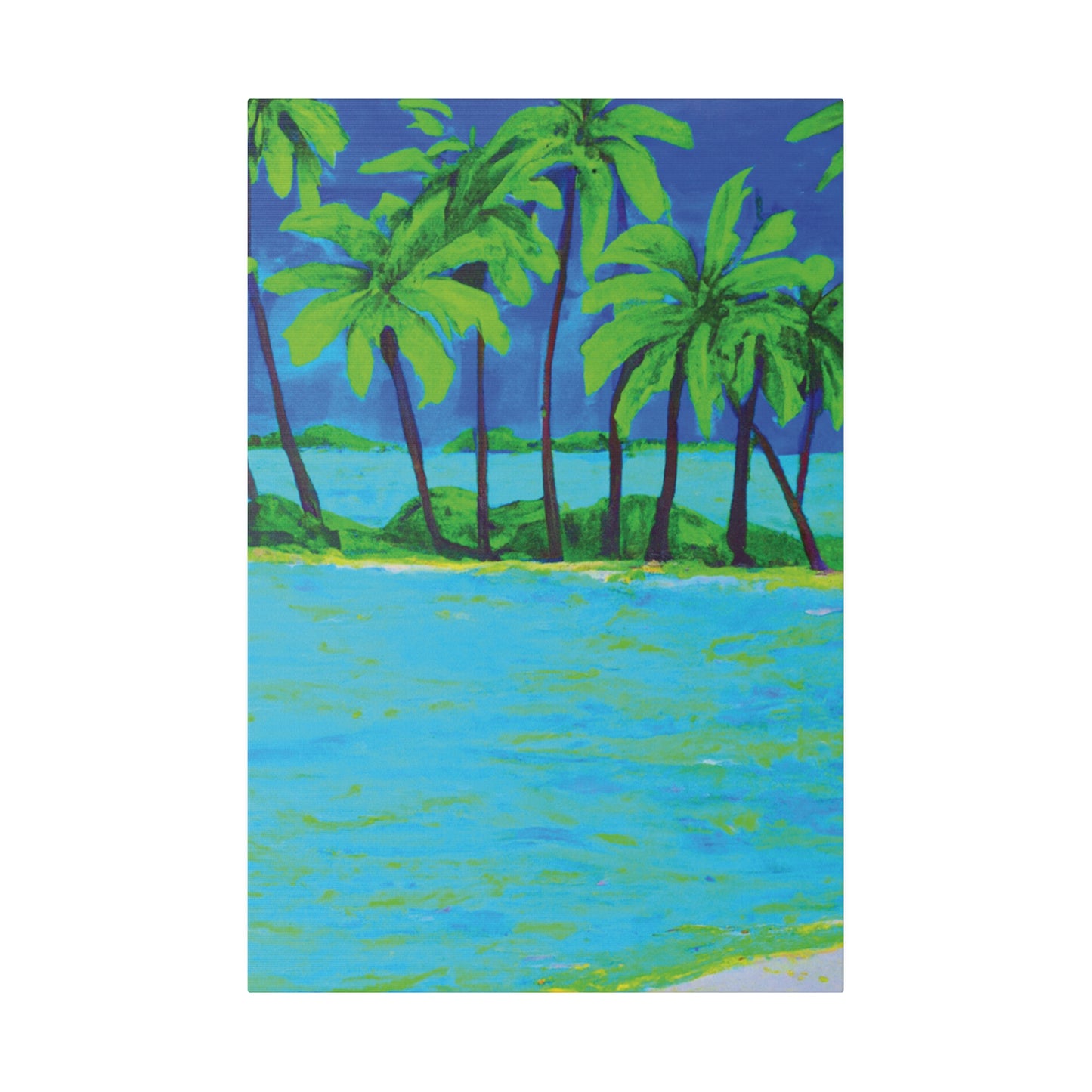 3148Z - Bahamas Ocean Painting Print | Bahamas | Ocean | Beach | Poster | Home Decor | Wall Art | Canvas
