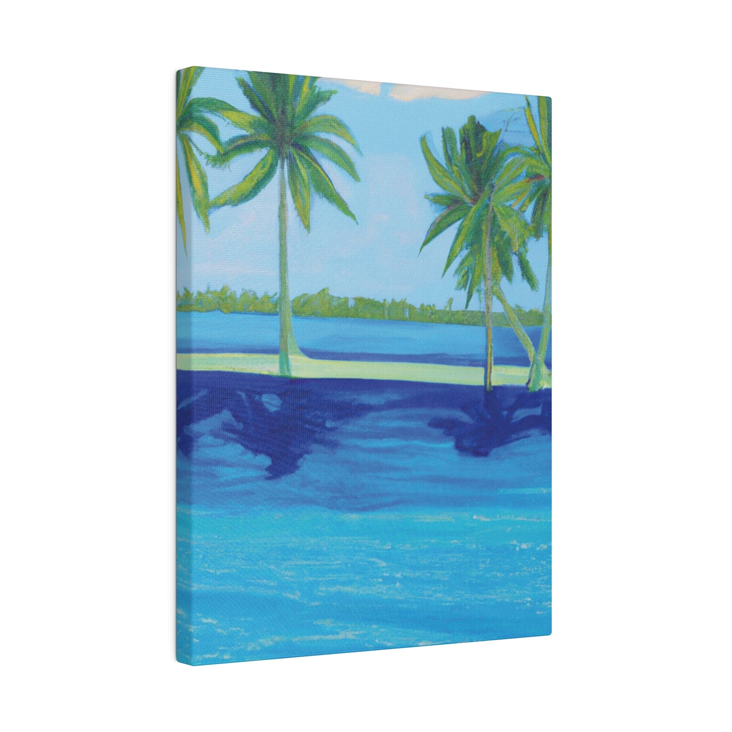 9589F - Bahamas Ocean Painting Print | Bahamas | Ocean | Beach | Poster | Home Decor | Wall Art | Canvas