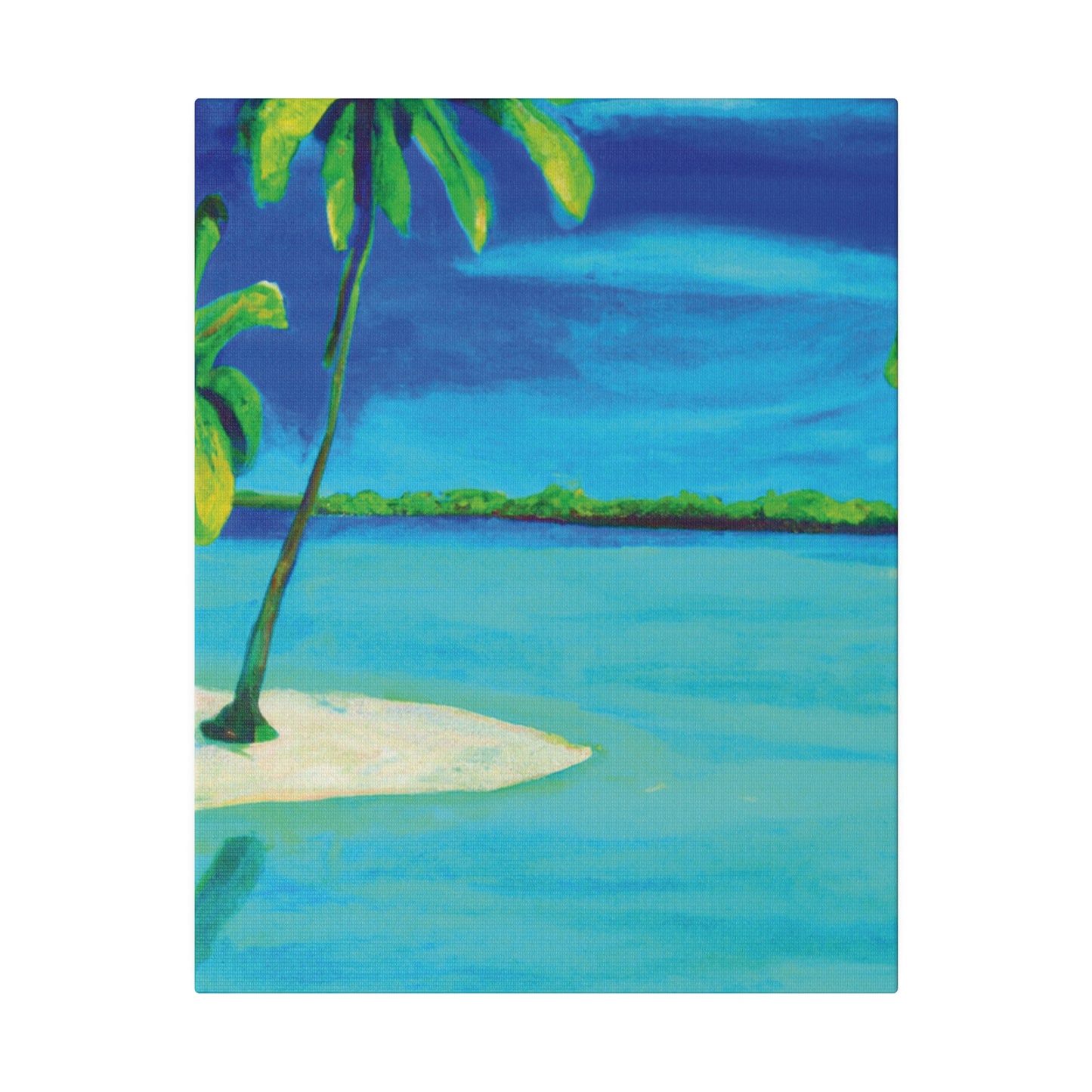 7352P - Bahamas Ocean Painting Print | Bahamas | Ocean | Beach | Poster | Home Decor | Wall Art | Canvas