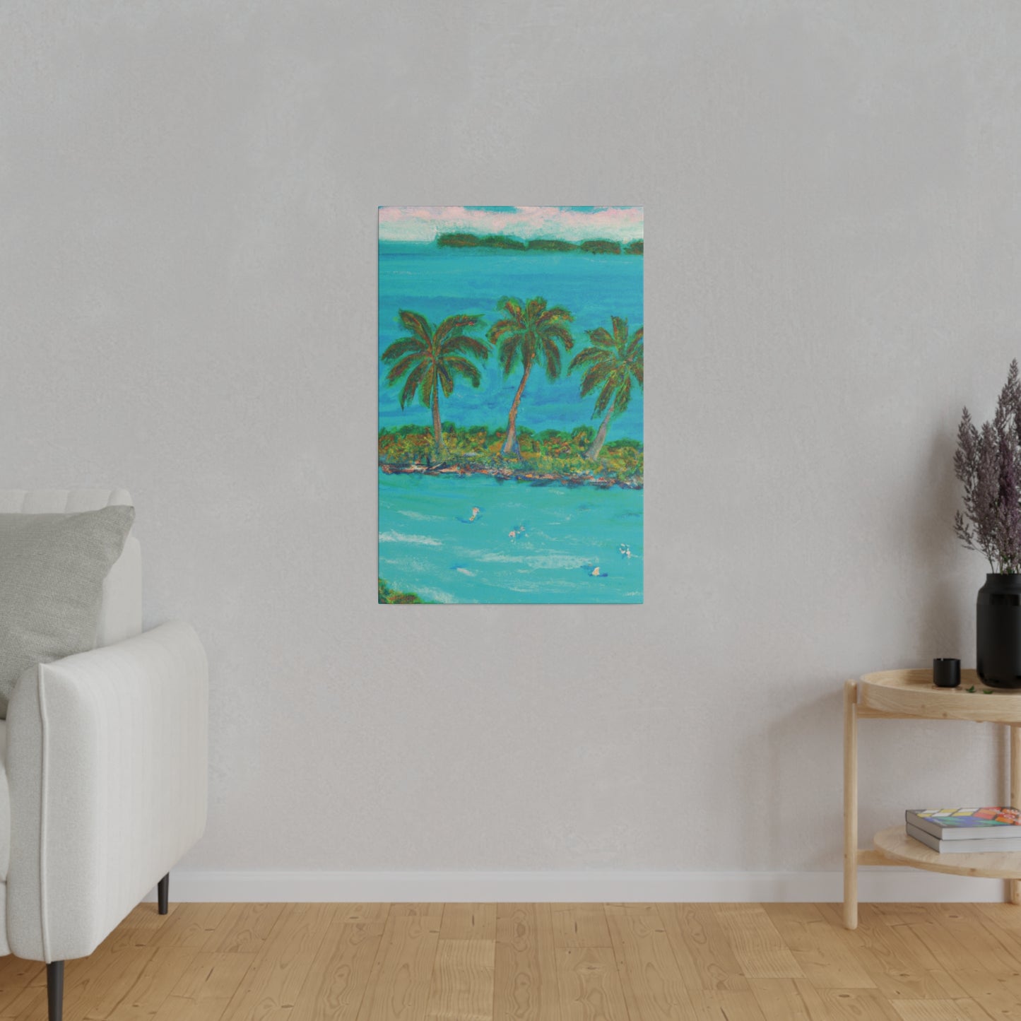 4205N - Bahamas Ocean Painting Print | Bahamas | Ocean | Beach | Poster | Home Decor | Wall Art | Canvas