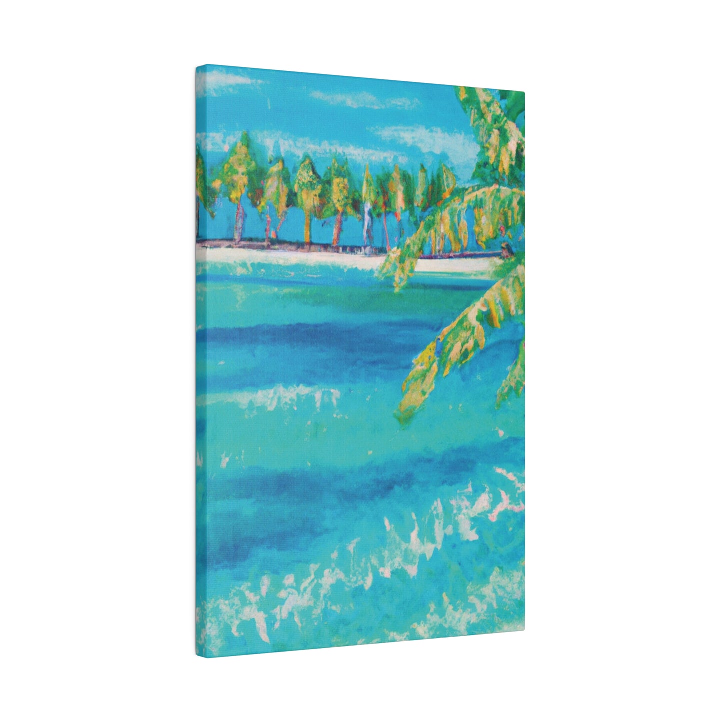 6000X - Bahamas Ocean Painting Print | Bahamas | Ocean | Beach | Poster | Home Decor | Wall Art | Canvas