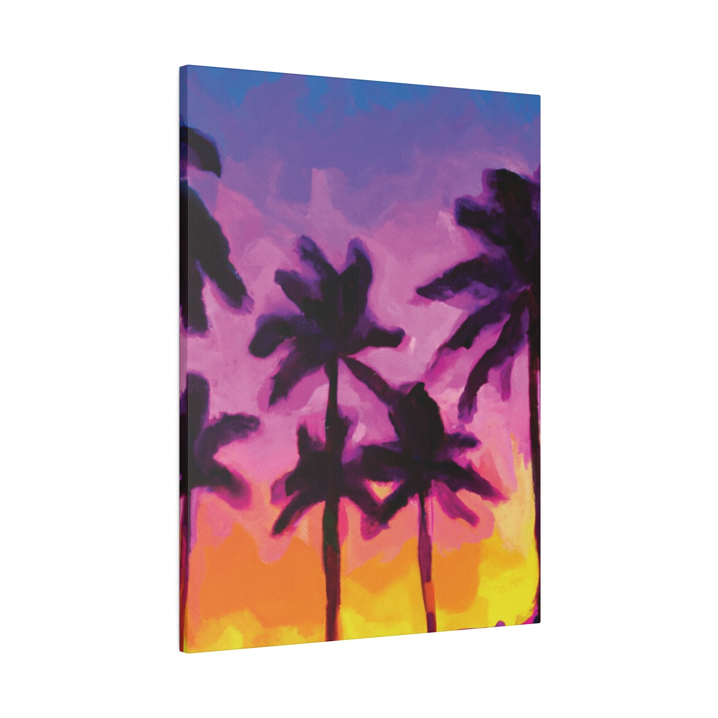 7395T - Miami Beach Sunset Painting Print | Miami | Beach | Sunset | Poster | Home Decor | Wall Art | Canvas