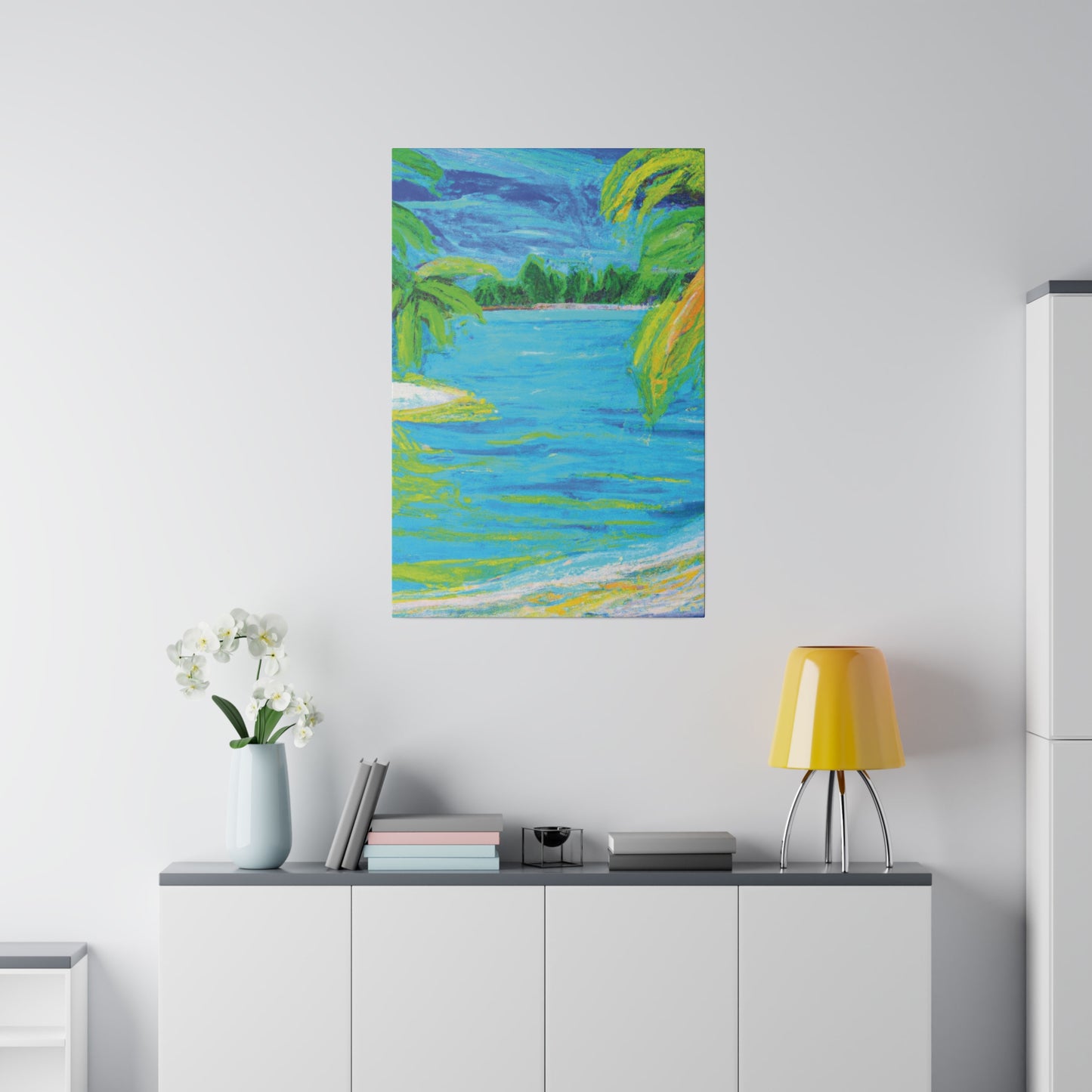 9709k - Bahamas Ocean Painting Print | Bahamas | Ocean | Beach | Poster | Home Decor | Wall Art | Canvas