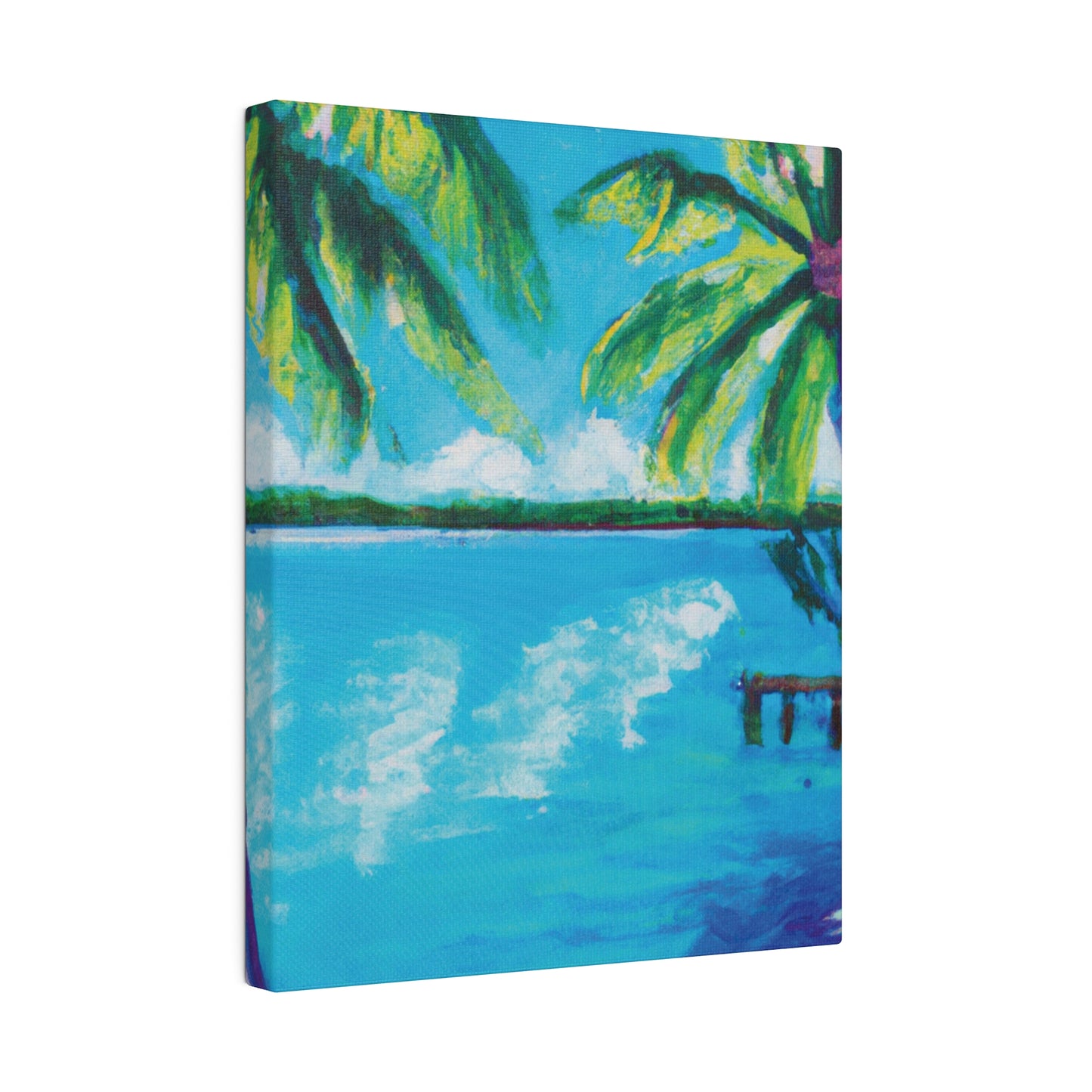 7583G - Bahamas Ocean Painting Print | Bahamas | Ocean | Beach | Poster | Home Decor | Wall Art | Canvas