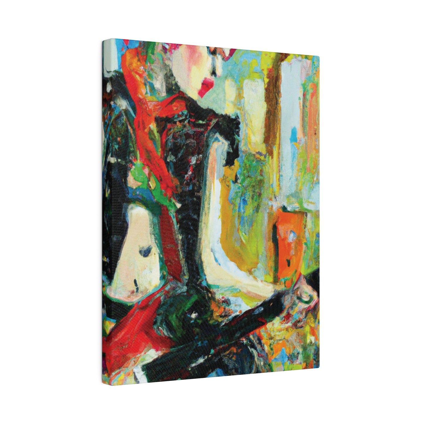 4824H - Rockstar Oil Painting Style Print | Poster | Home Decor | Wall Art | Music Art | Canvas