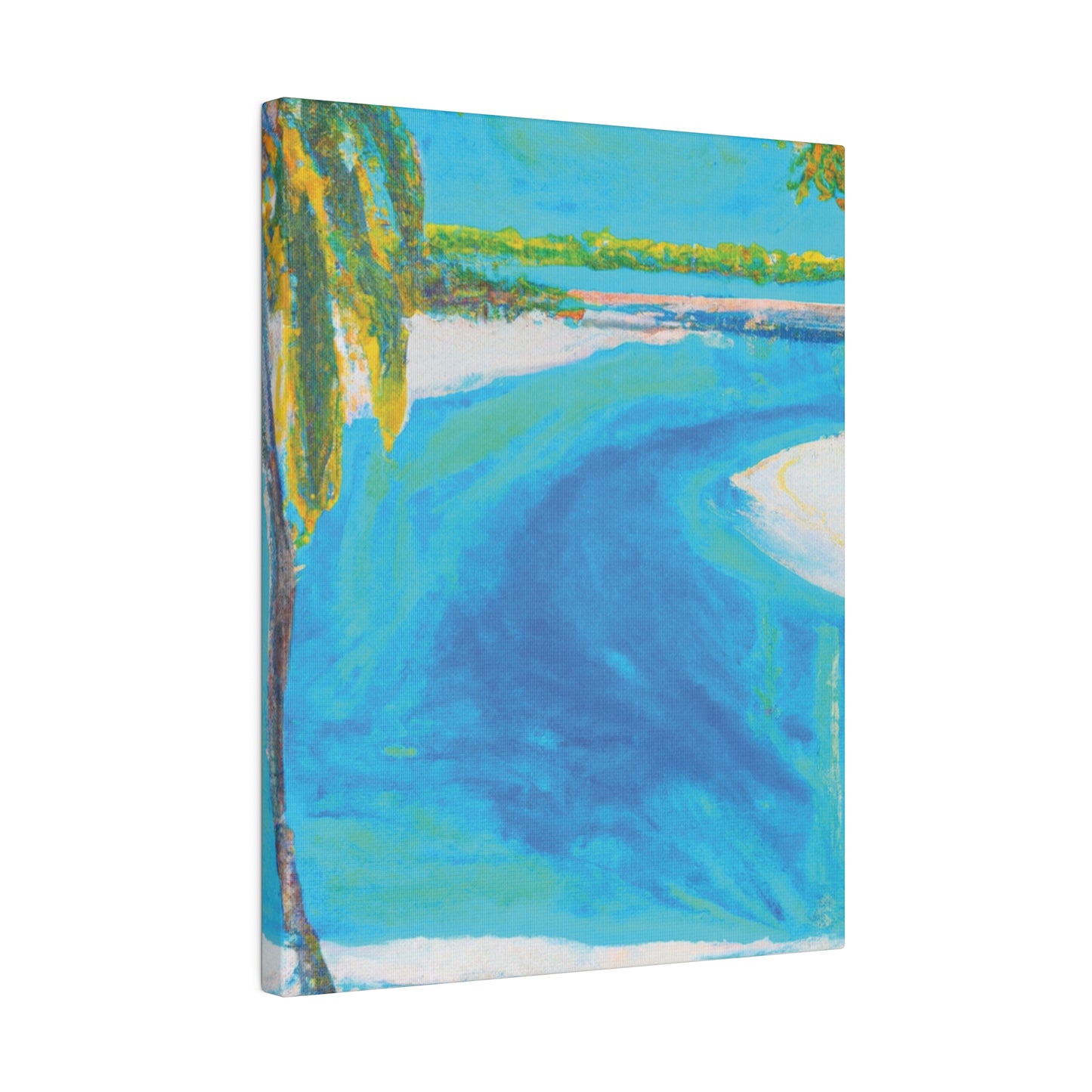 9106H - Bahamas Ocean Painting Print | Bahamas | Ocean | Beach | Poster | Home Decor | Wall Art | Canvas