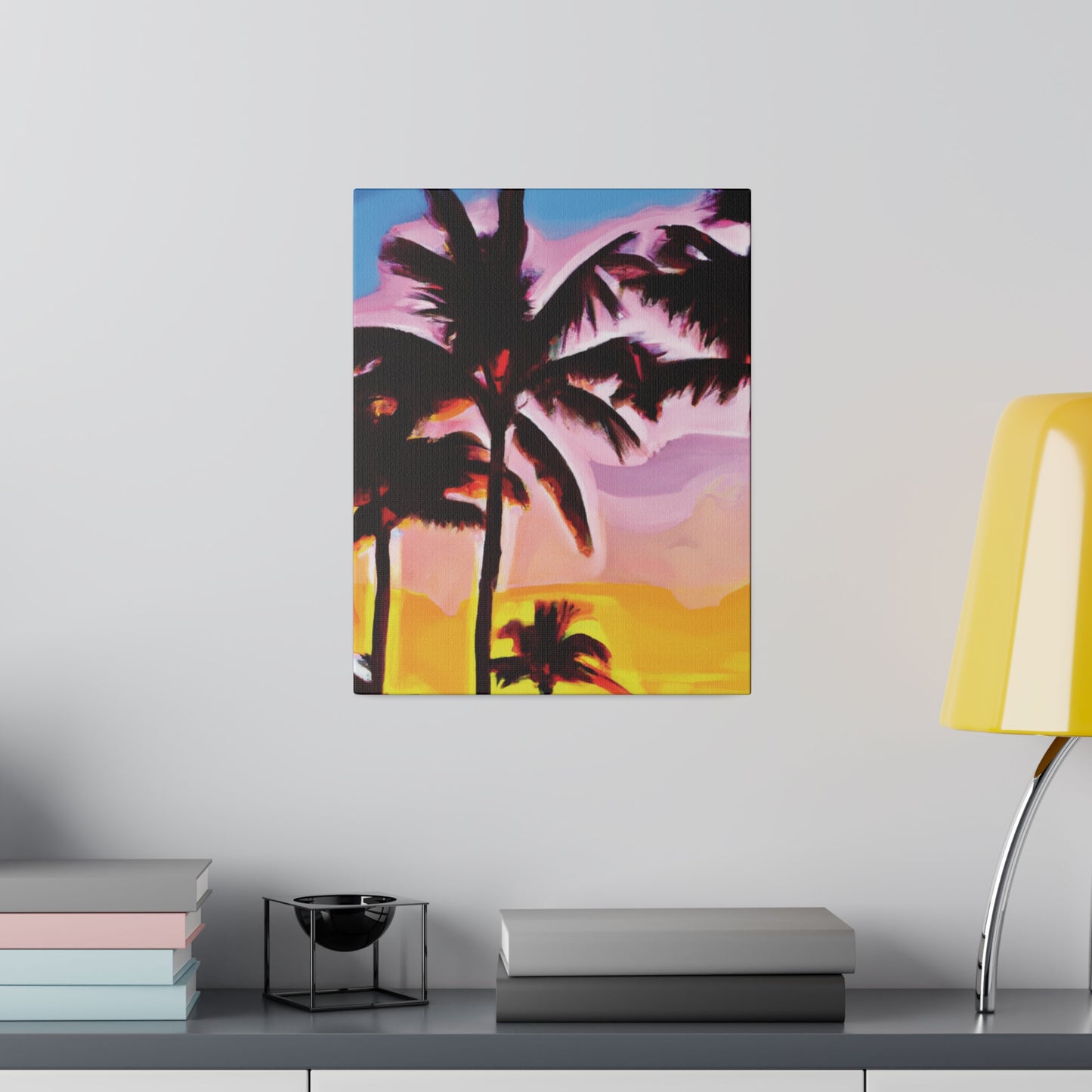 742X - Miami Beach Sunset Painting Print | Miami | Beach | Sunset | Poster | Home Decor | Wall Art | Canvas