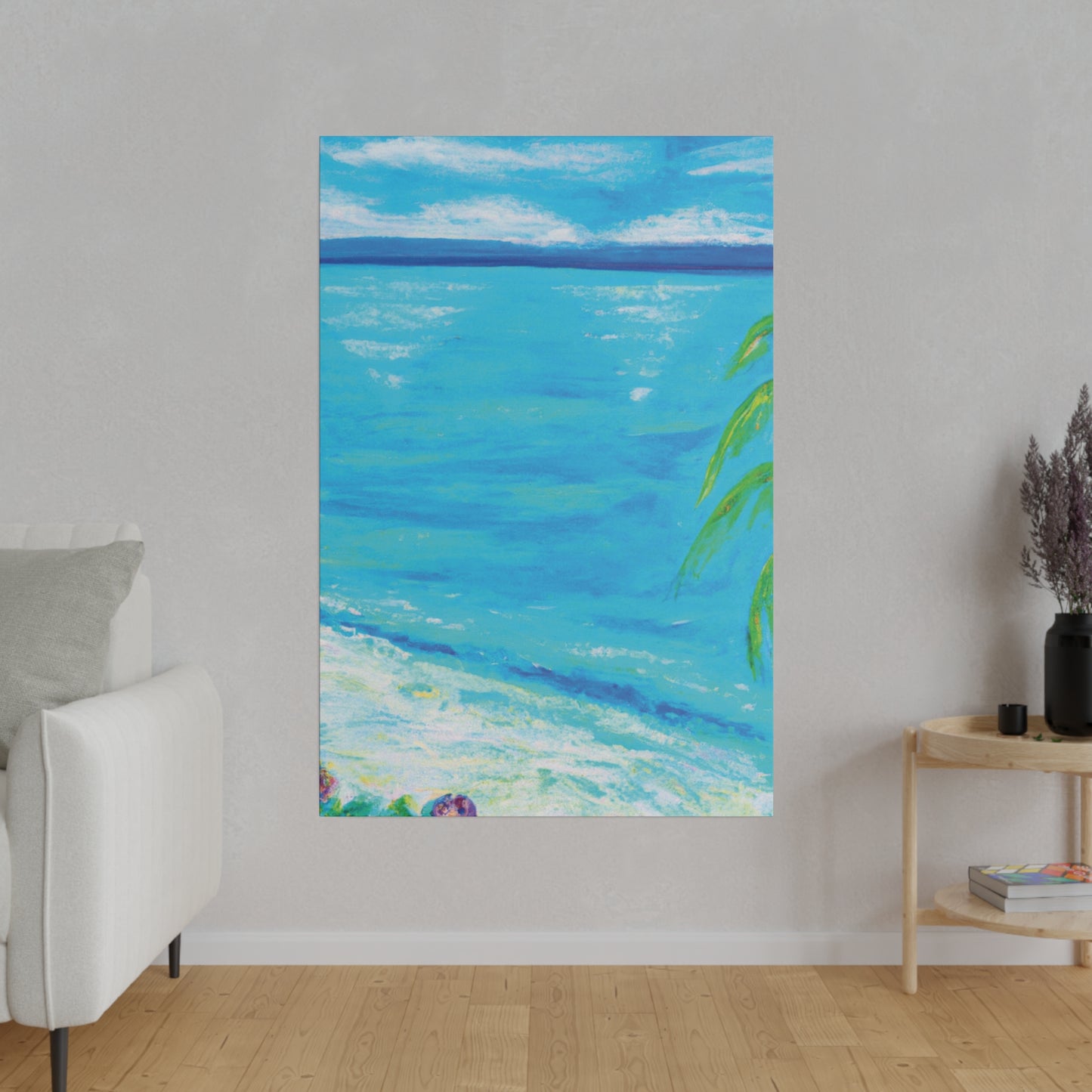 8858N - Bahamas Ocean Painting Print | Bahamas | Ocean | Beach | Poster | Home Decor | Wall Art | Canvas