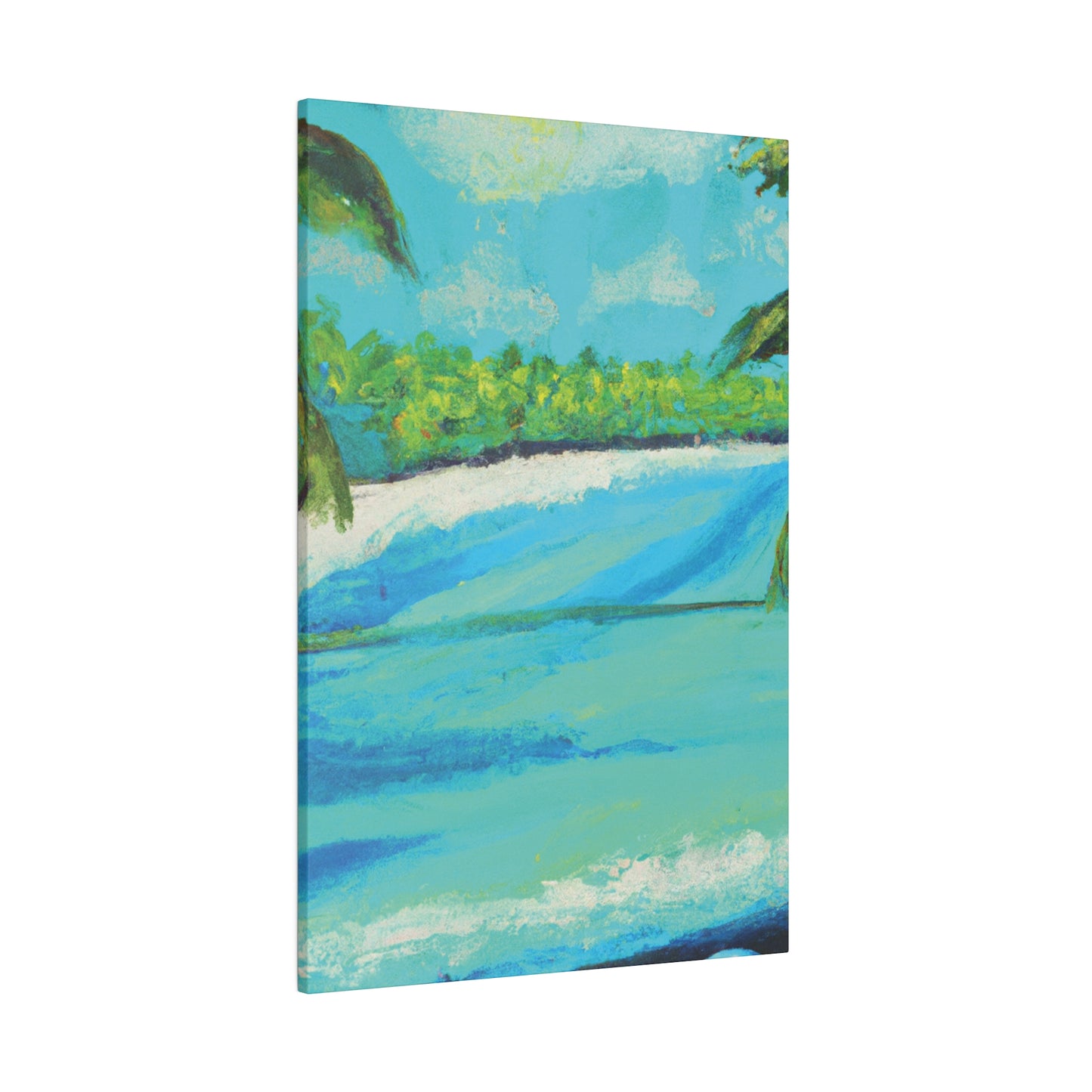 10781G - Bahamas Ocean Painting Print | Bahamas | Ocean | Beach | Poster | Home Decor | Wall Art | Canvas