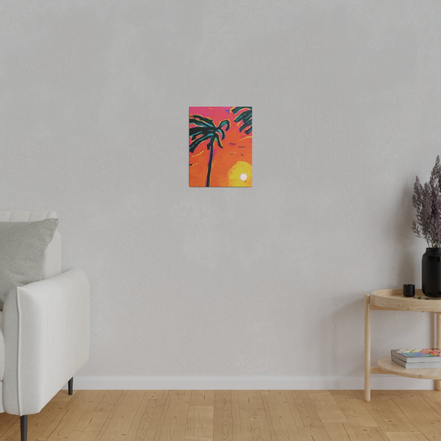 7273U - Miami Beach Sunset Painting Print | Miami | Beach | Sunset | Poster | Home Decor | Wall Art | Canvas