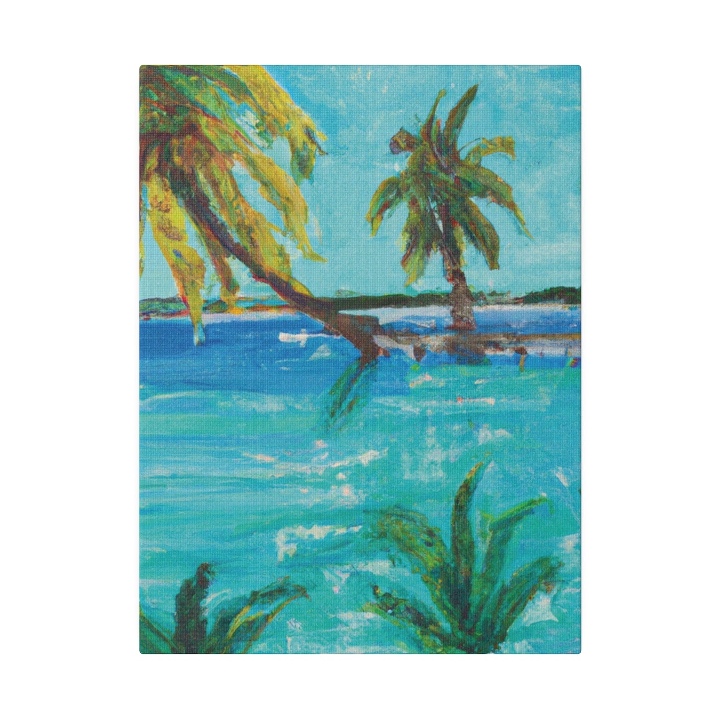 3256T - Bahamas Ocean Painting Print | Bahamas | Ocean | Beach | Poster | Home Decor | Wall Art | Canvas