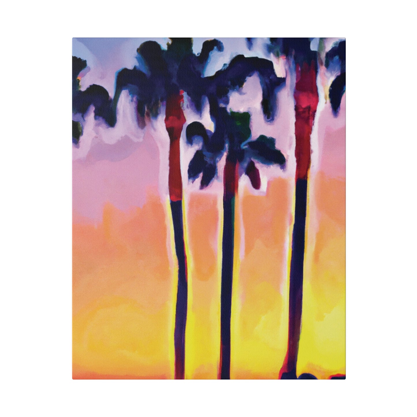 7116C - Miami Beach Sunset Painting Print | Miami | Beach | Sunset | Poster | Home Decor | Wall Art | Canvas