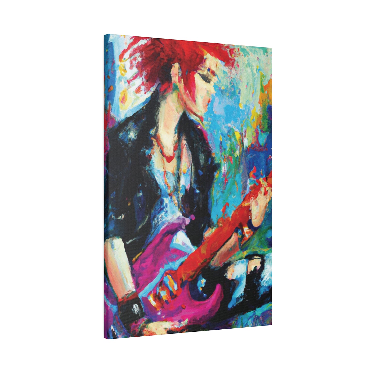 6476F - Rockstar Oil Painting Style Print | Poster | Home Decor | Wall Art | Music Art | Canvas