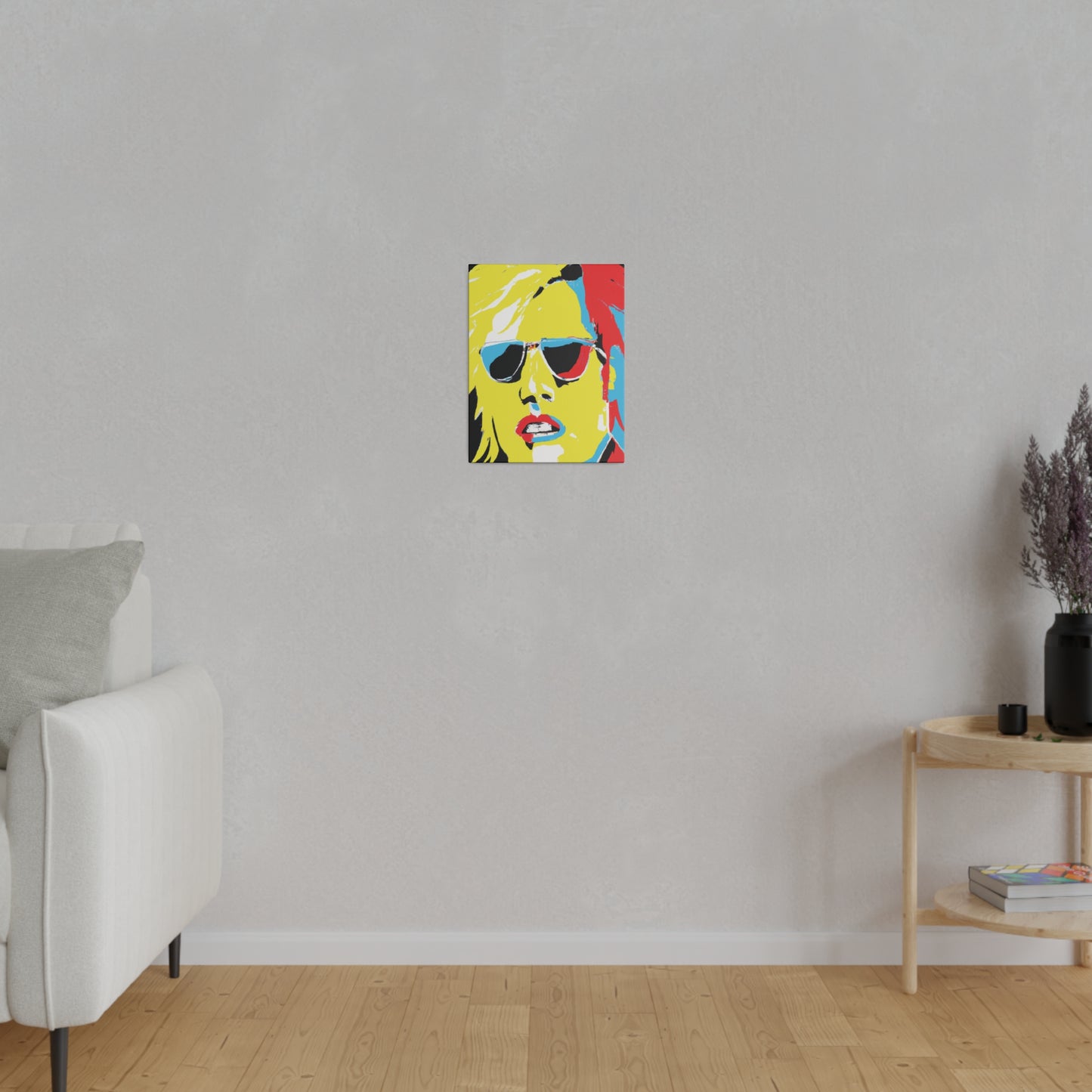 7436R - Rockstar Painting Print | Face | Abstract | Poster | Home Decor | Wall Art | Music Art | Canvas