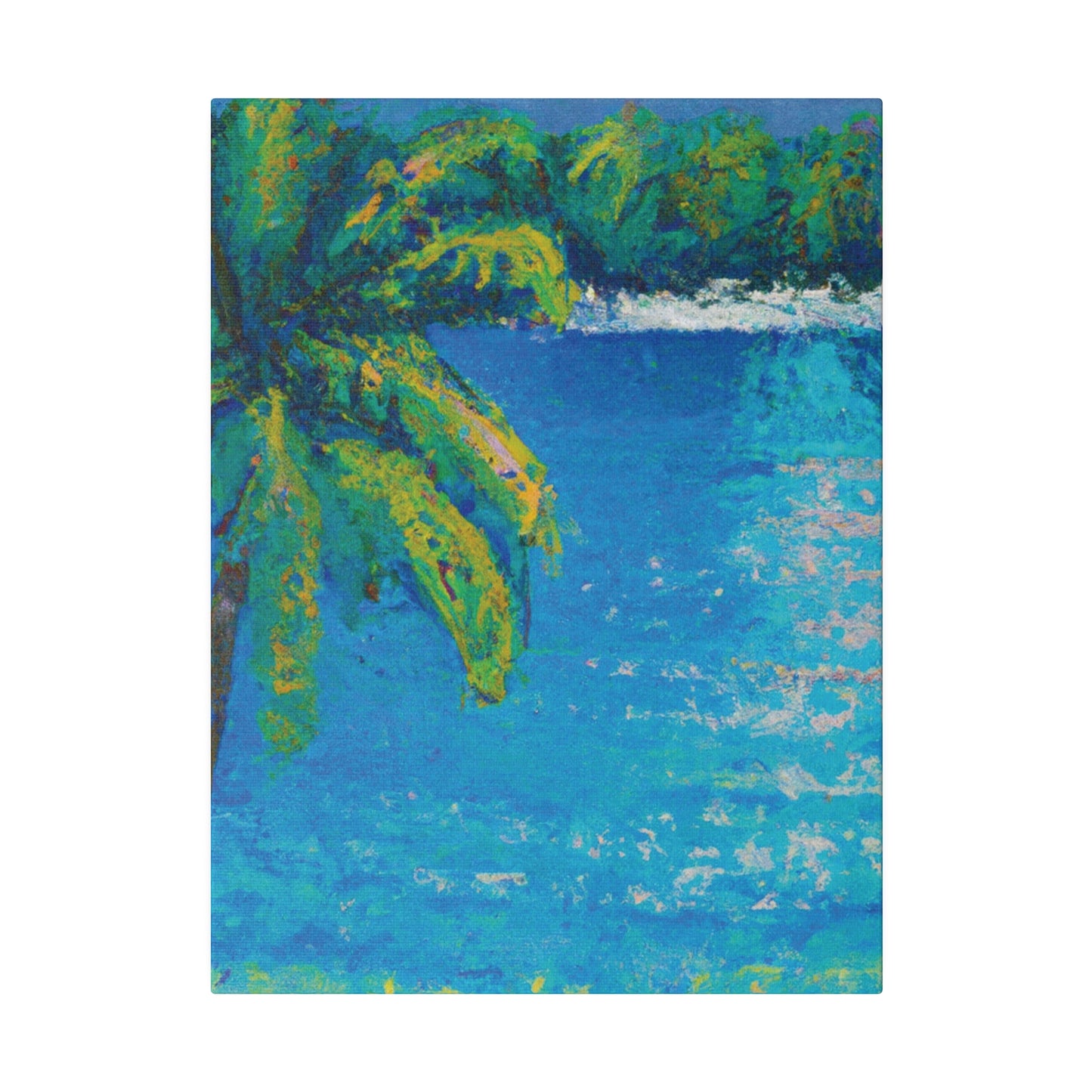 4645A - Bahamas Ocean Painting Print | Bahamas | Ocean | Beach | Poster | Home Decor | Wall Art | Canvas