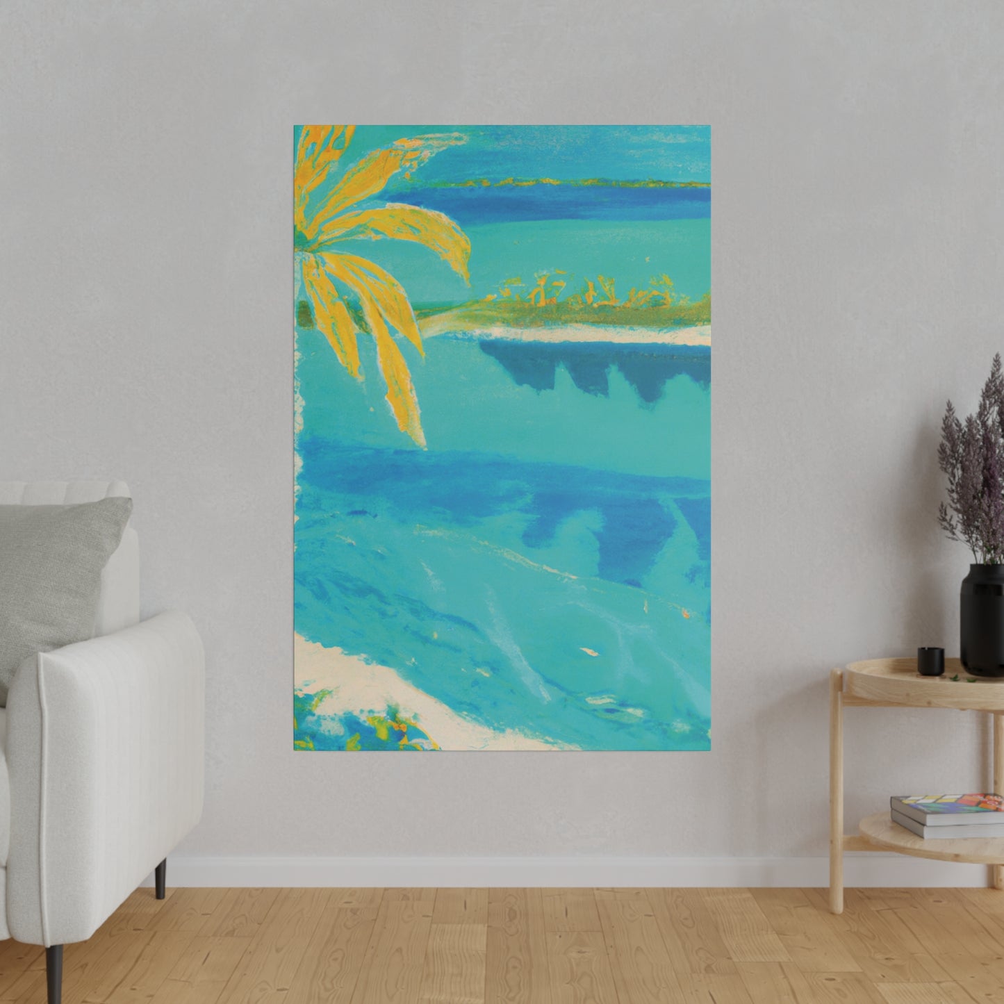 9110Q - Bahamas Ocean Painting Print | Bahamas | Ocean | Beach | Poster | Home Decor | Wall Art | Canvas