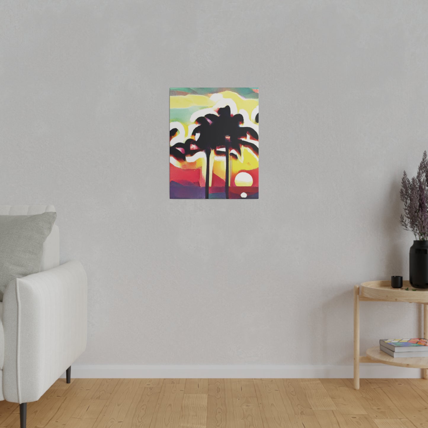 4134X - Miami Beach Sunset Painting Print | Miami | Beach | Sunset | Poster | Home Decor | Wall Art | Canvas