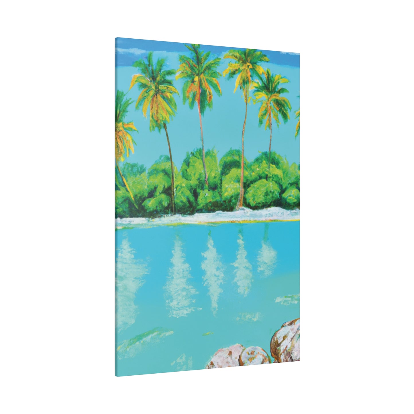 7552U - Bahamas Ocean Painting Print | Bahamas | Ocean | Beach | Poster | Home Decor | Wall Art | Canvas