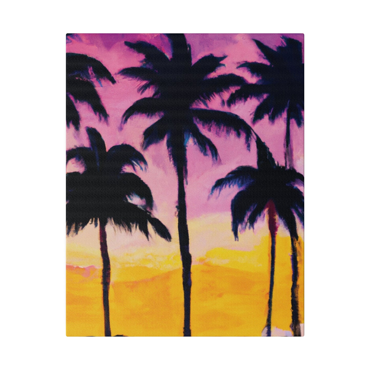 4102I - Miami Beach Sunset Painting Print | Miami | Beach | Sunset | Poster | Home Decor | Wall Art | Canvas