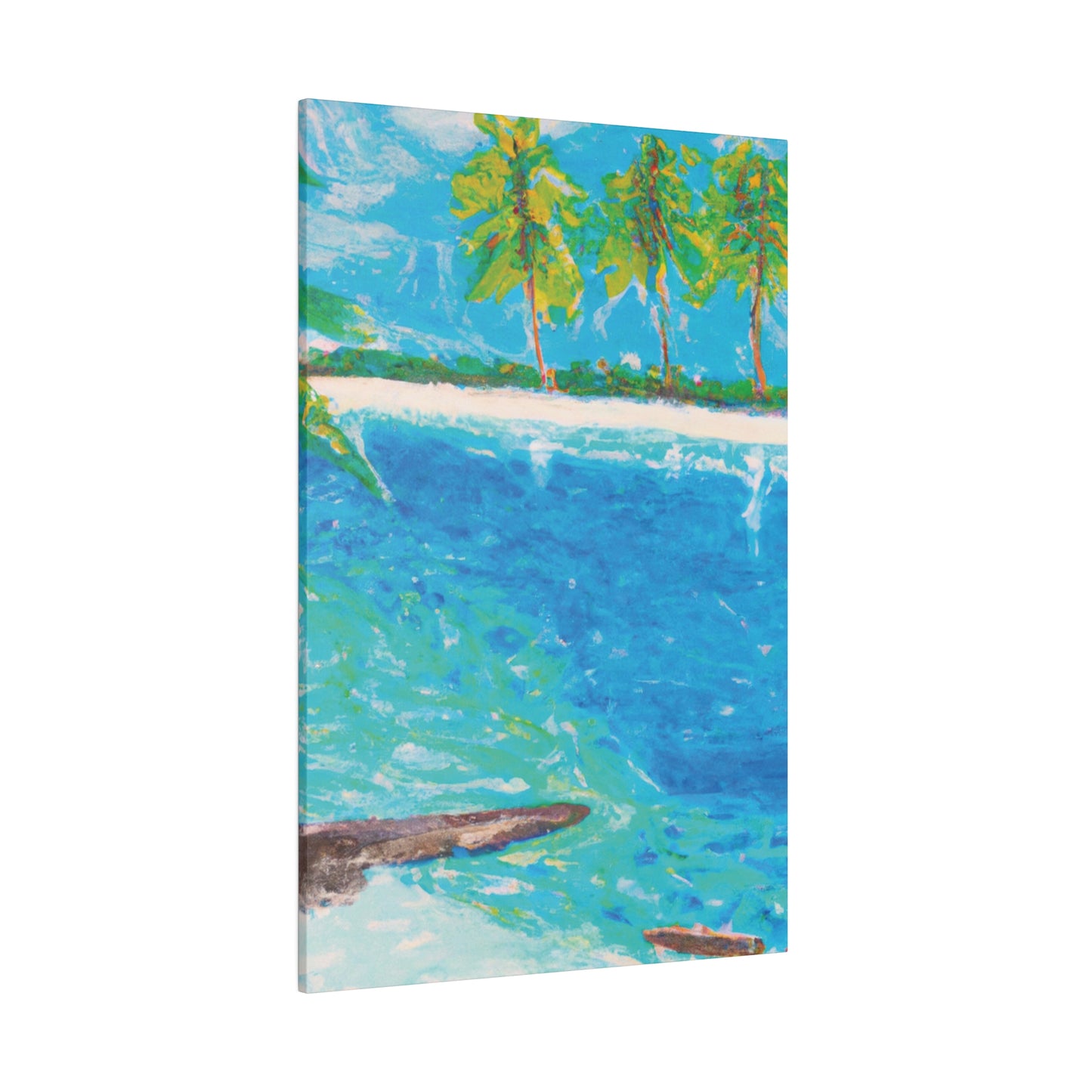 5065C - Bahamas Ocean Painting Print | Bahamas | Ocean | Beach | Poster | Home Decor | Wall Art | Canvas