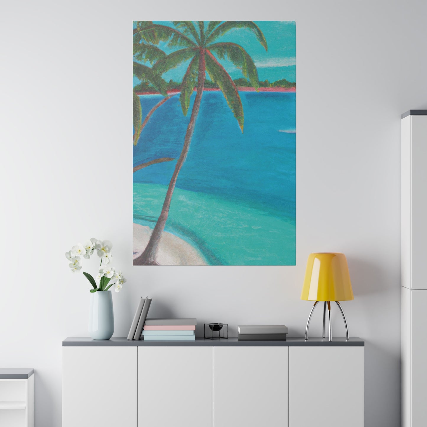 2976D - Bahamas Ocean Painting Print | Bahamas | Ocean | Beach | Poster | Home Decor | Wall Art | Canvas