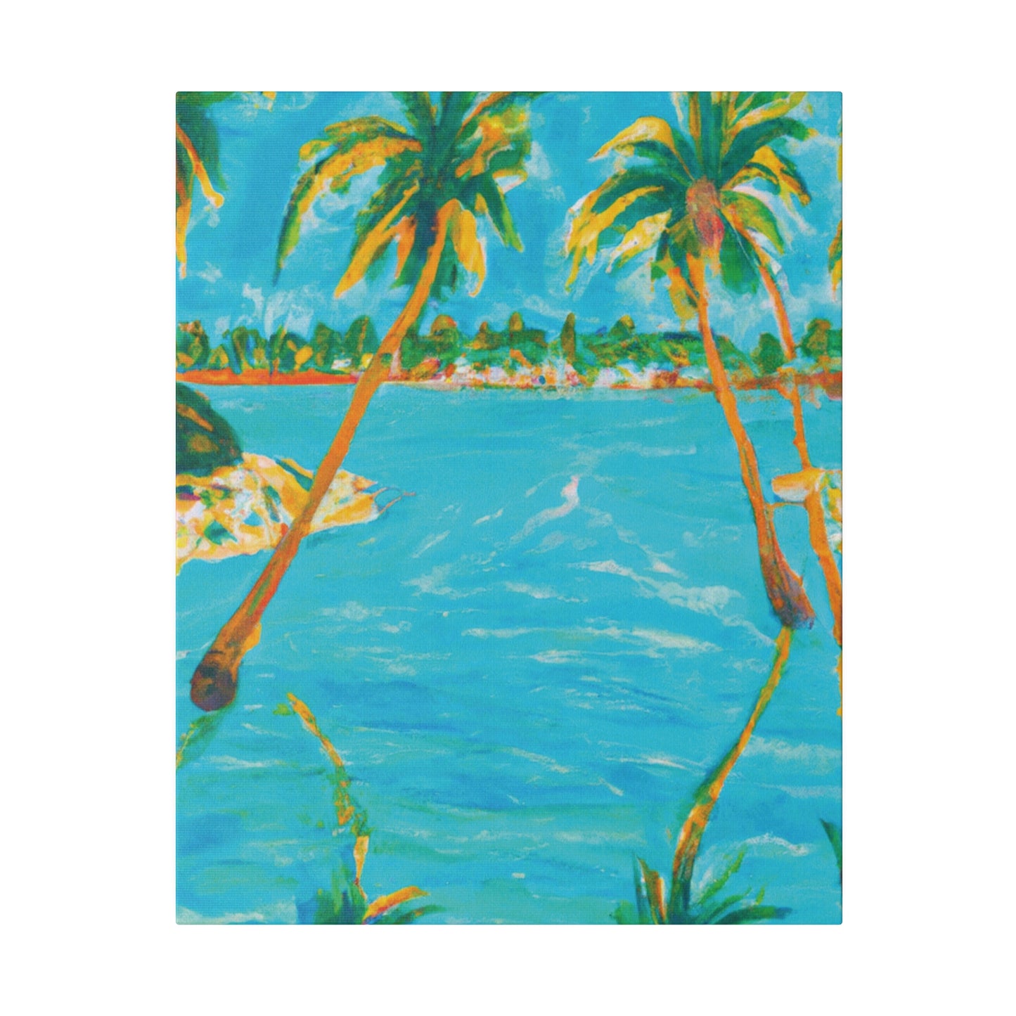 4338G - Bahamas Ocean Painting Print | Bahamas | Ocean | Beach | Poster | Home Decor | Wall Art | Canvas