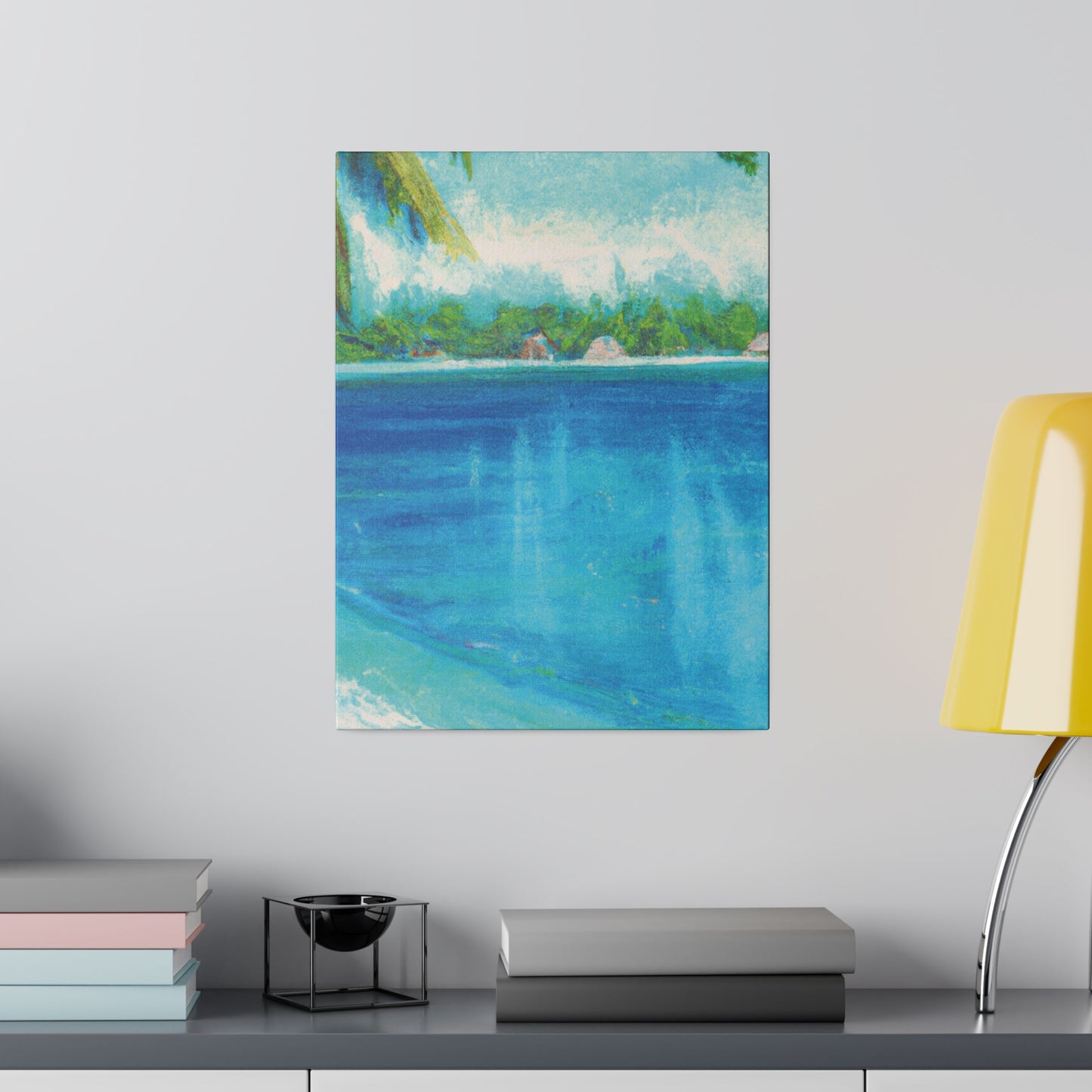 3198N - Bahamas Ocean Painting Print | Bahamas | Ocean | Beach | Poster | Home Decor | Wall Art | Canvas