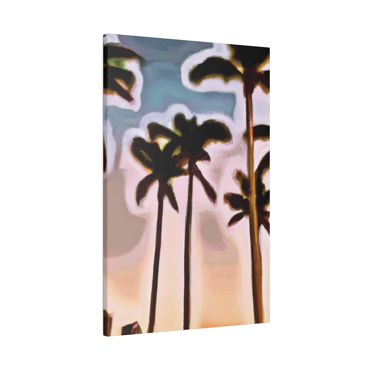 4828Q - Miami Beach Sunset Painting Print | Miami | Beach | Sunset | Poster | Home Decor | Wall Art | Canvas