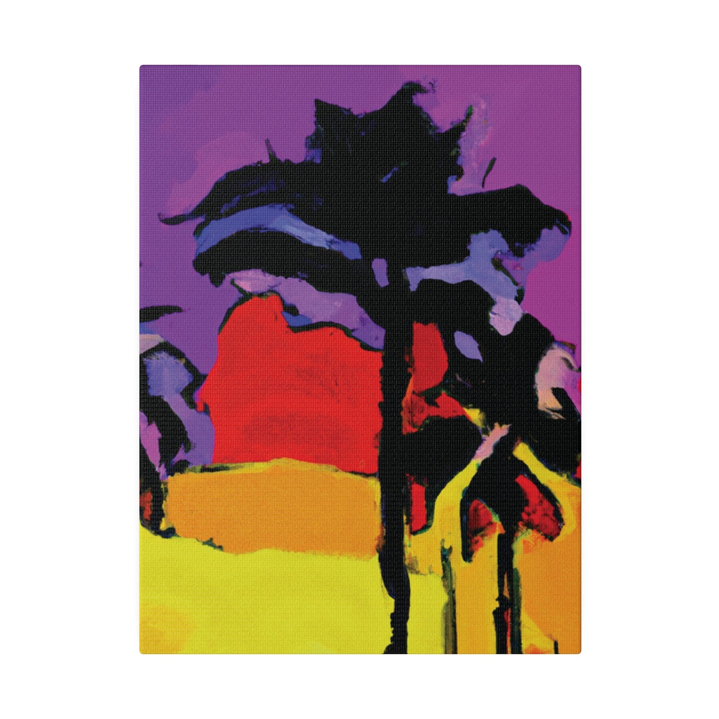 4854H - Miami Beach Sunset Painting Print | Miami | Beach | Sunset | Poster | Home Decor | Wall Art | Canvas