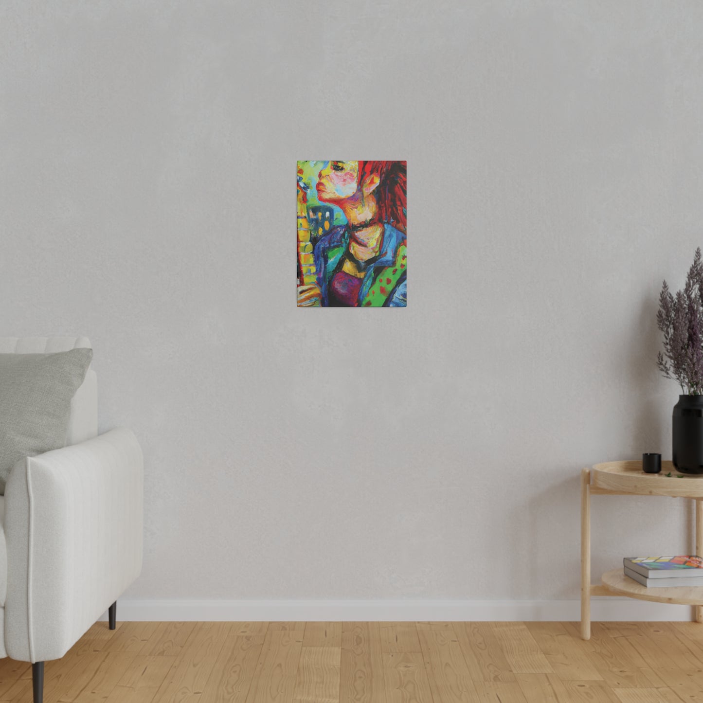 4898X - Rockstar Oil Painting Style Print | Poster | Home Decor | Wall Art | Music Art | Canvas