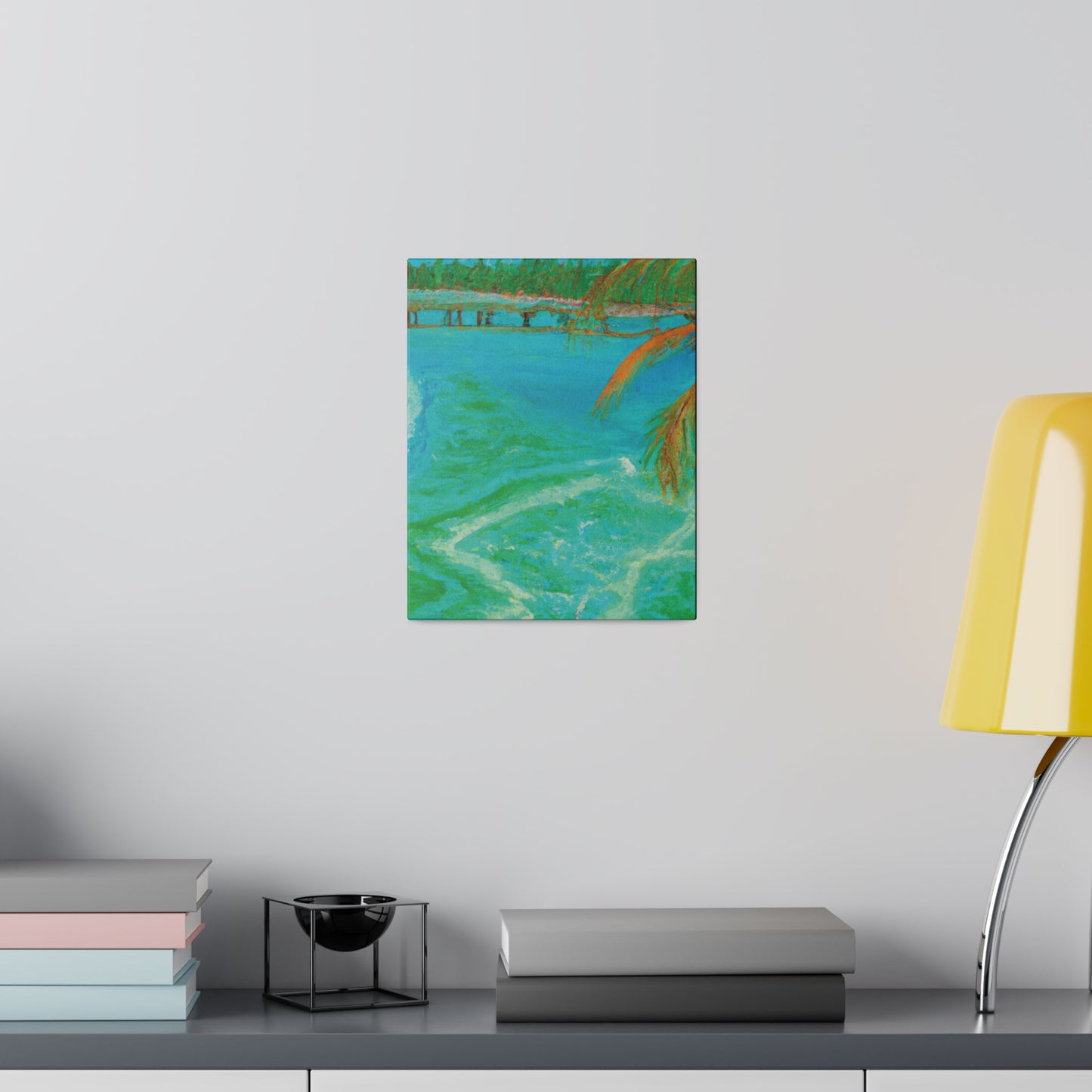 8864B - Bahamas Ocean Painting Print | Bahamas | Ocean | Beach | Poster | Home Decor | Wall Art | Canvas