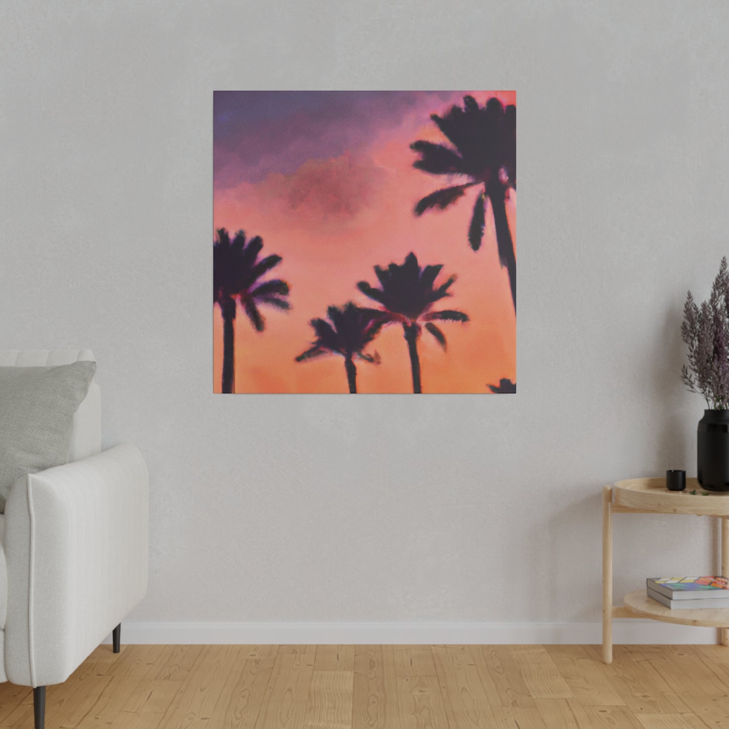 9389U - Miami Beach Sunset Painting Print | Miami | Beach | Sunset | Poster | Home Decor | Wall Art | Canvas