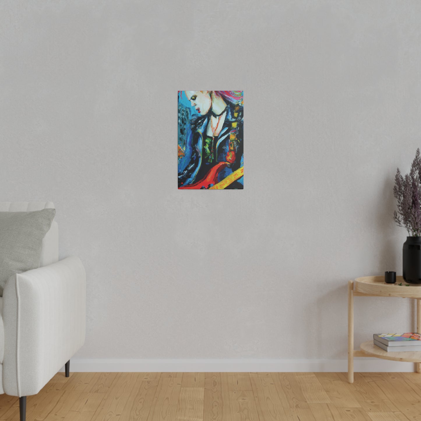 8900A - Rockstar Oil Painting Style Print | Poster | Home Decor | Wall Art | Music Art | Canvas