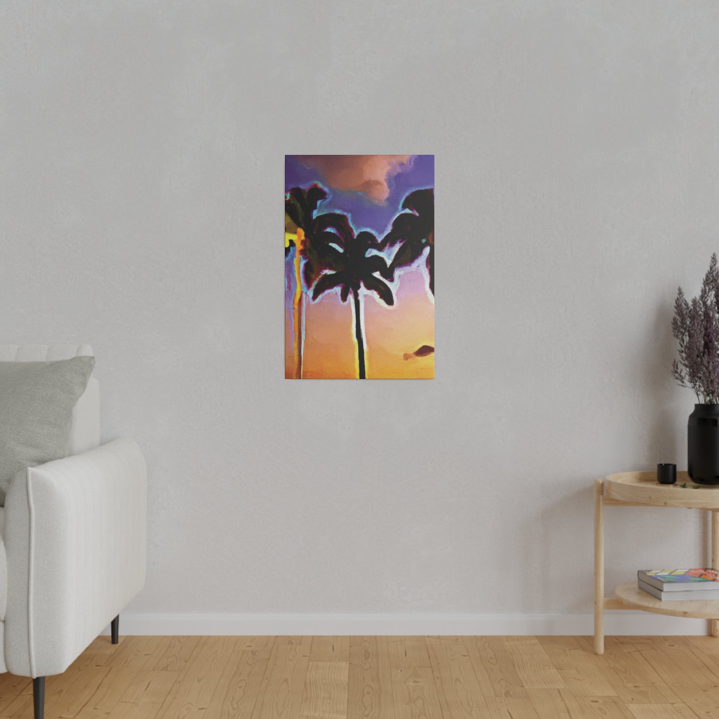 9603V - Miami Beach Sunset Painting Print | Miami | Beach | Sunset | Poster | Home Decor | Wall Art | Canvas