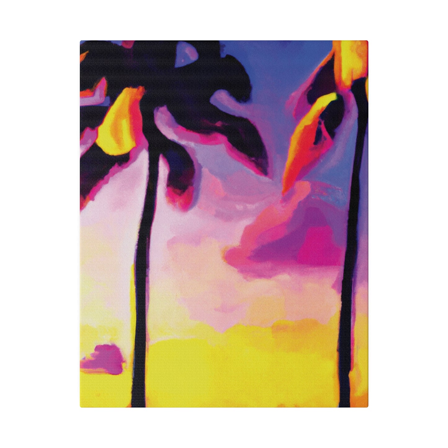 839P - Miami Beach Sunset Painting Print | Miami | Beach | Sunset | Poster | Home Decor | Wall Art | Canvas