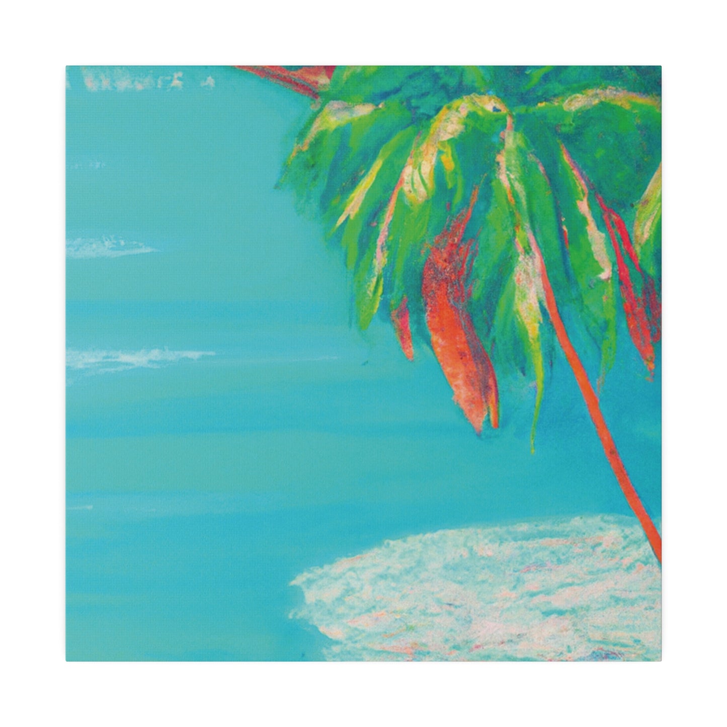 6263D - Bahamas Ocean Painting Print | Bahamas | Ocean | Beach | Poster | Home Decor | Wall Art | Canvas