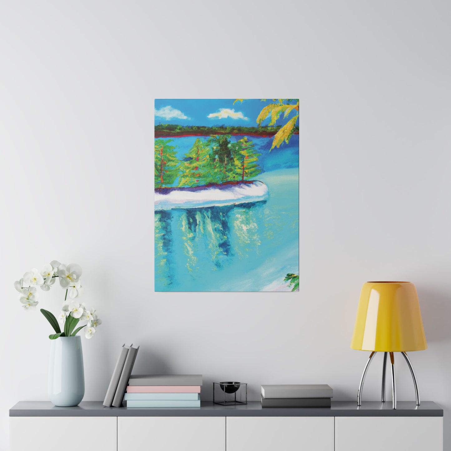 7186C - Bahamas Ocean Painting Print | Bahamas | Ocean | Beach | Poster | Home Decor | Wall Art | Canvas