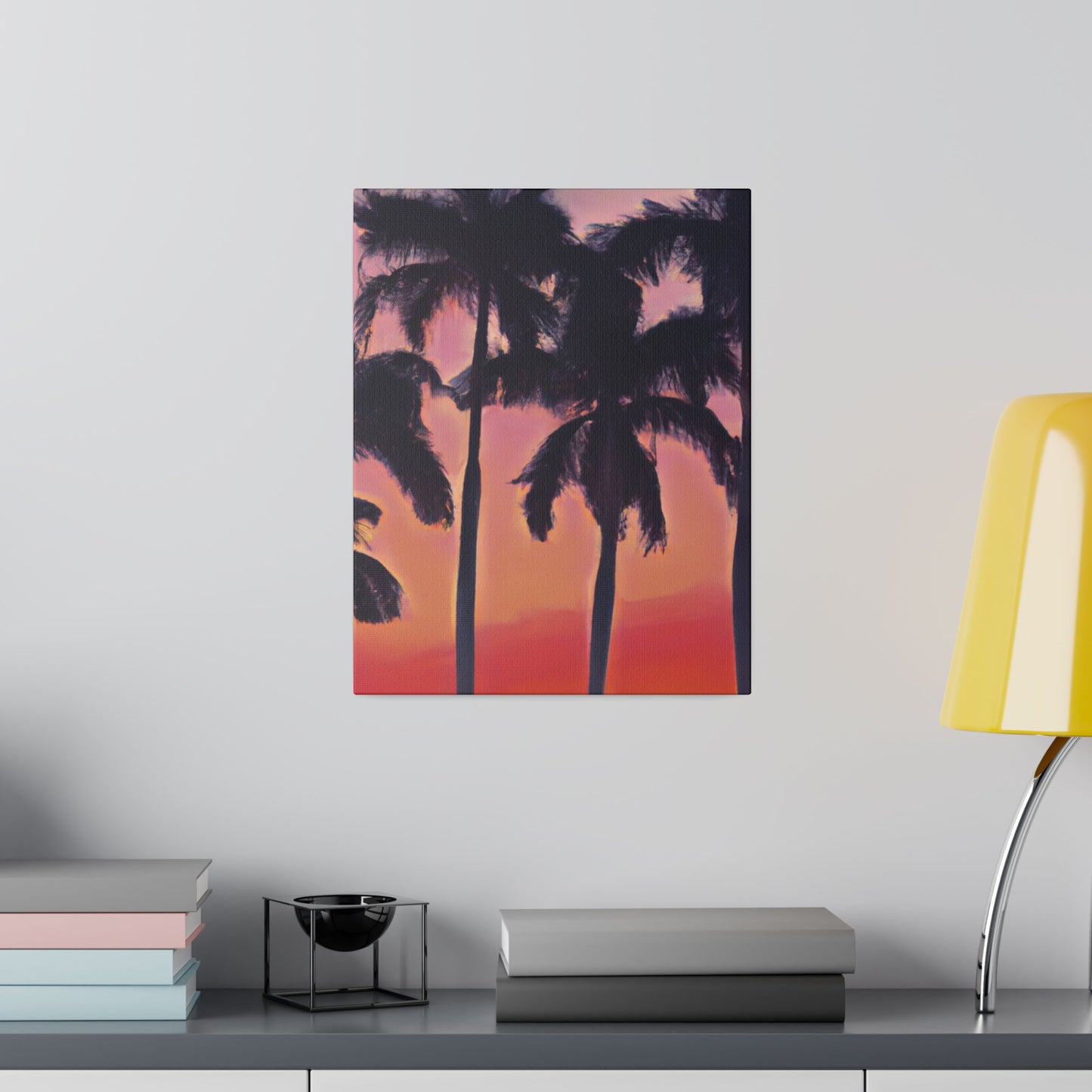 7239V - Miami Beach Sunset Painting Print | Miami | Beach | Sunset | Poster | Home Decor | Wall Art | Canvas