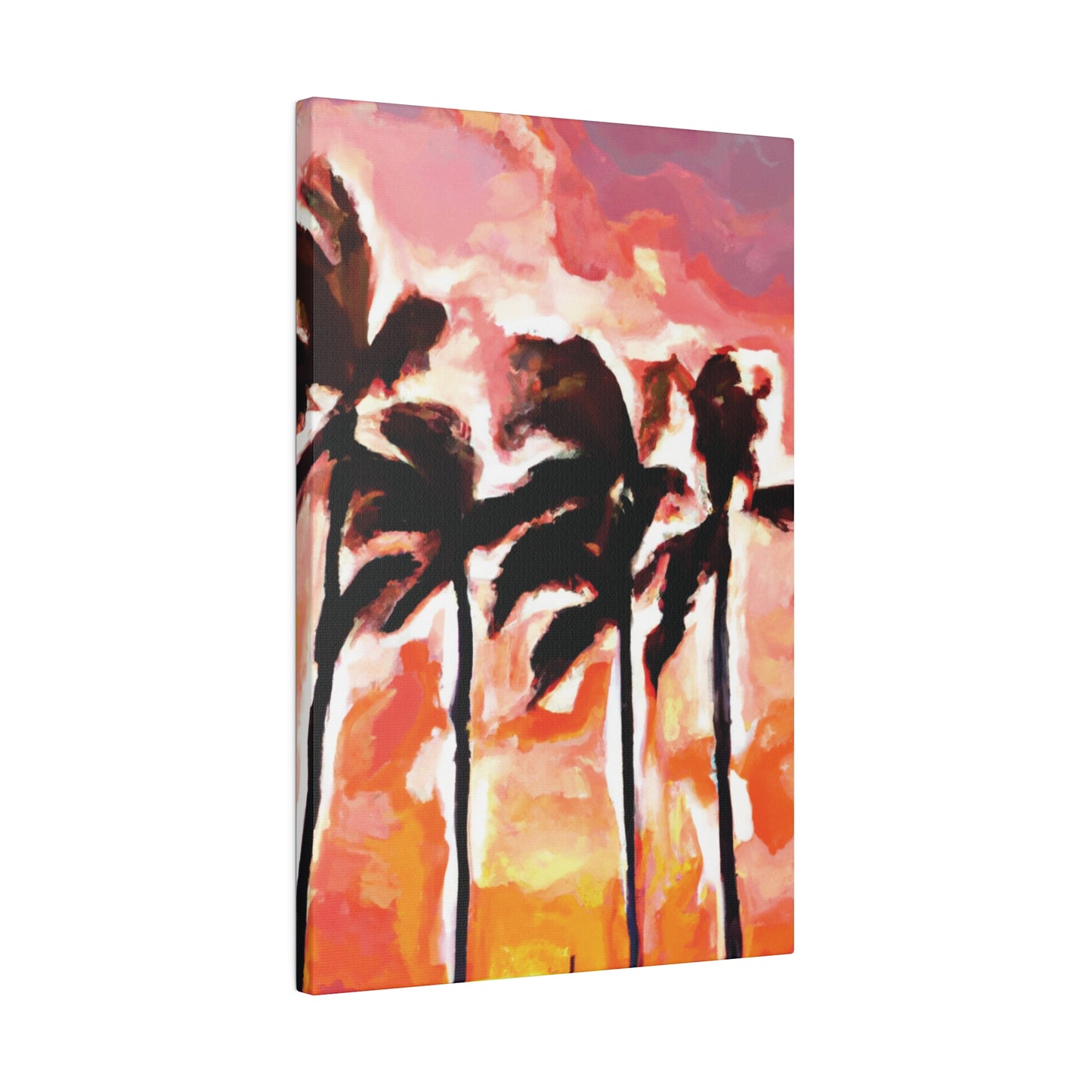 6129V - Miami Beach Sunset Painting Print | Miami | Beach | Sunset | Poster | Home Decor | Wall Art | Canvas