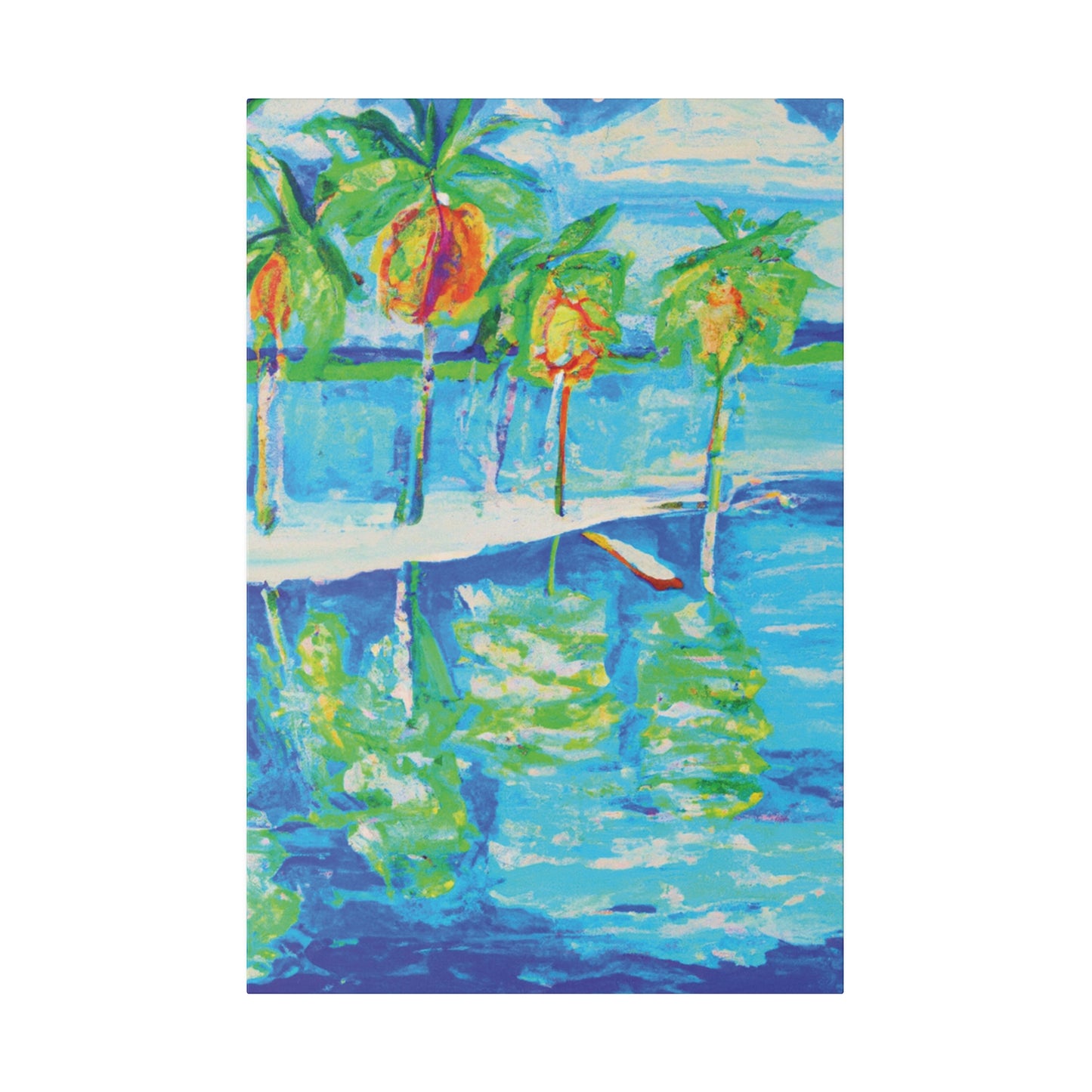 8103Q - Bahamas Ocean Painting Print | Bahamas | Ocean | Beach | Poster | Home Decor | Wall Art | Canvas